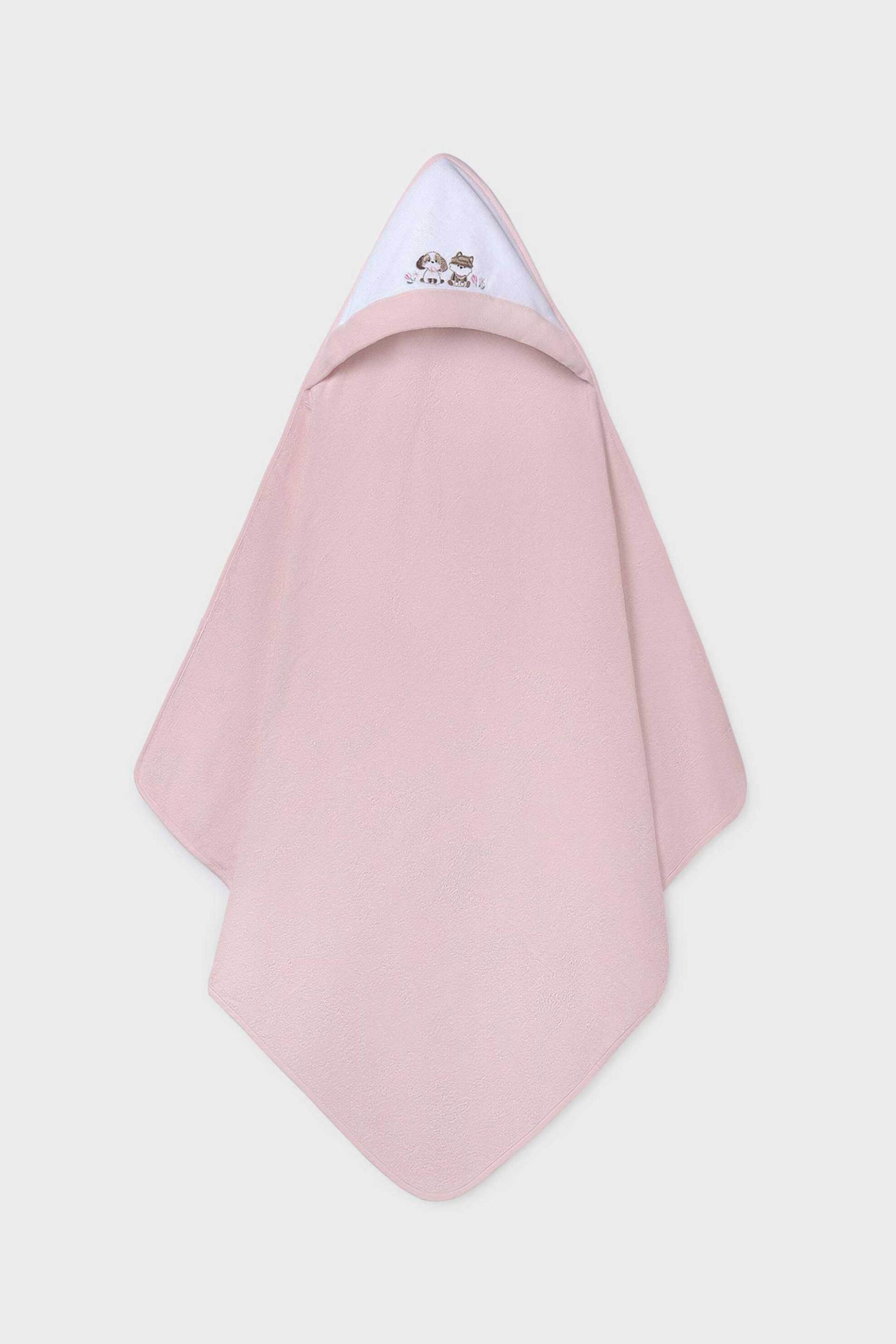 Mayoral βρεφική πετσέτα με κουκούλα - 9117-S26 Ροζ