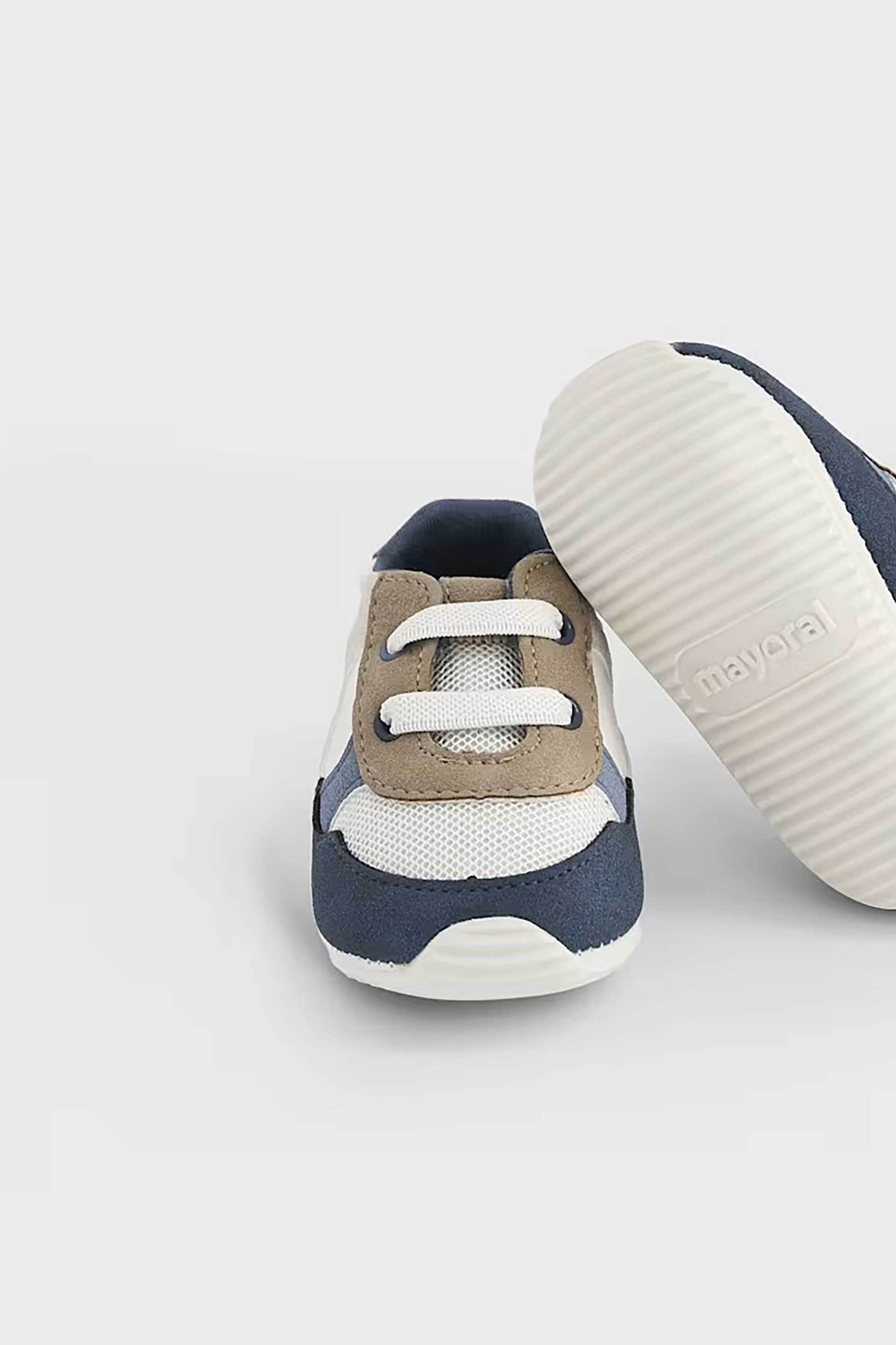 Mayoral Βρεφικά Sneakers με Κορδόνια - 9153-W27 Μπλε