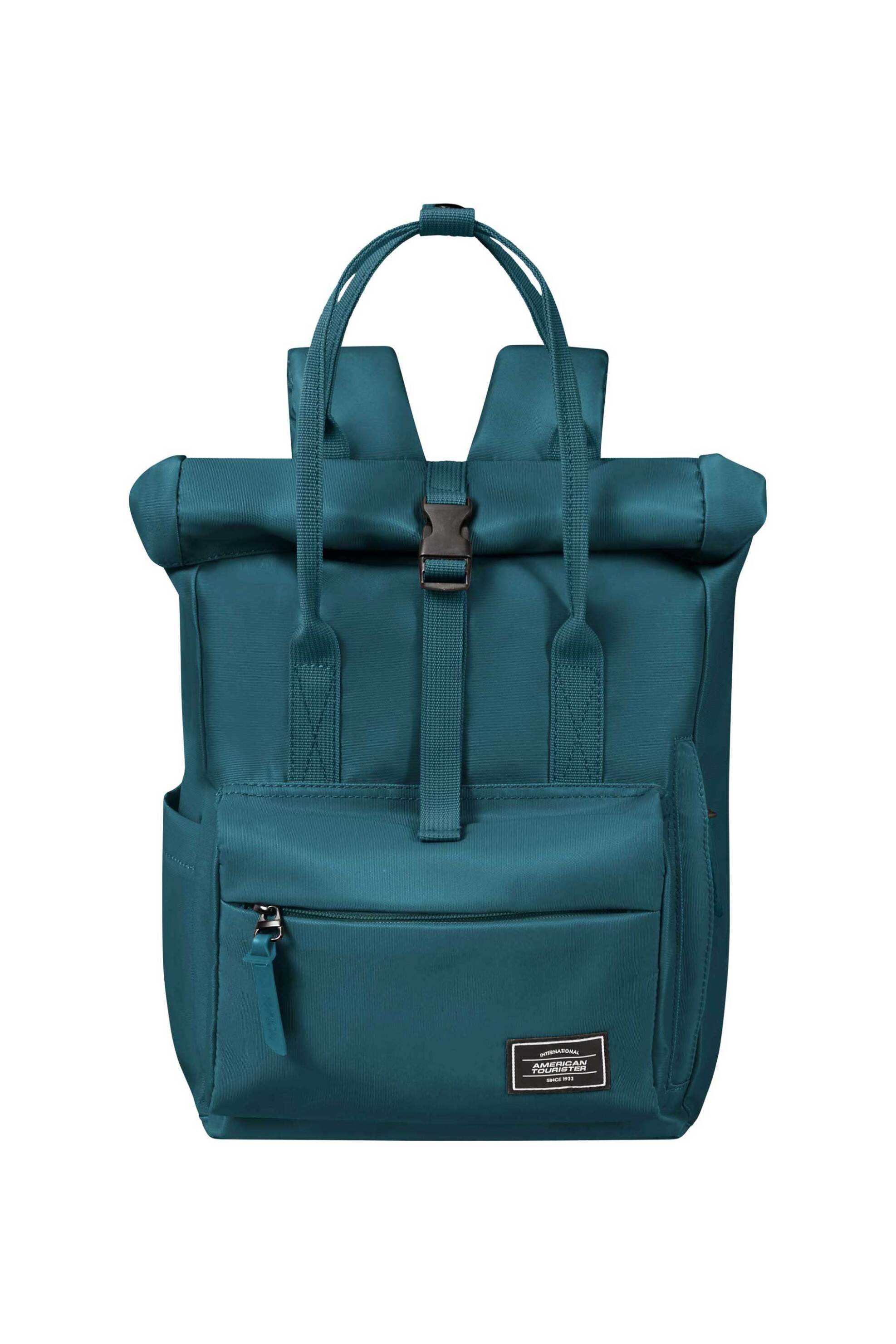 Ανδρική Μόδα > Ανδρικές Τσάντες > Ανδρικά Σακίδια & Backpacks American Tourister unisex backpack μονόχρωμο με πολλαπλές θήκες "Urban Groove" 36 x 25 x 20 cm - 143779SM Πετρόλ
