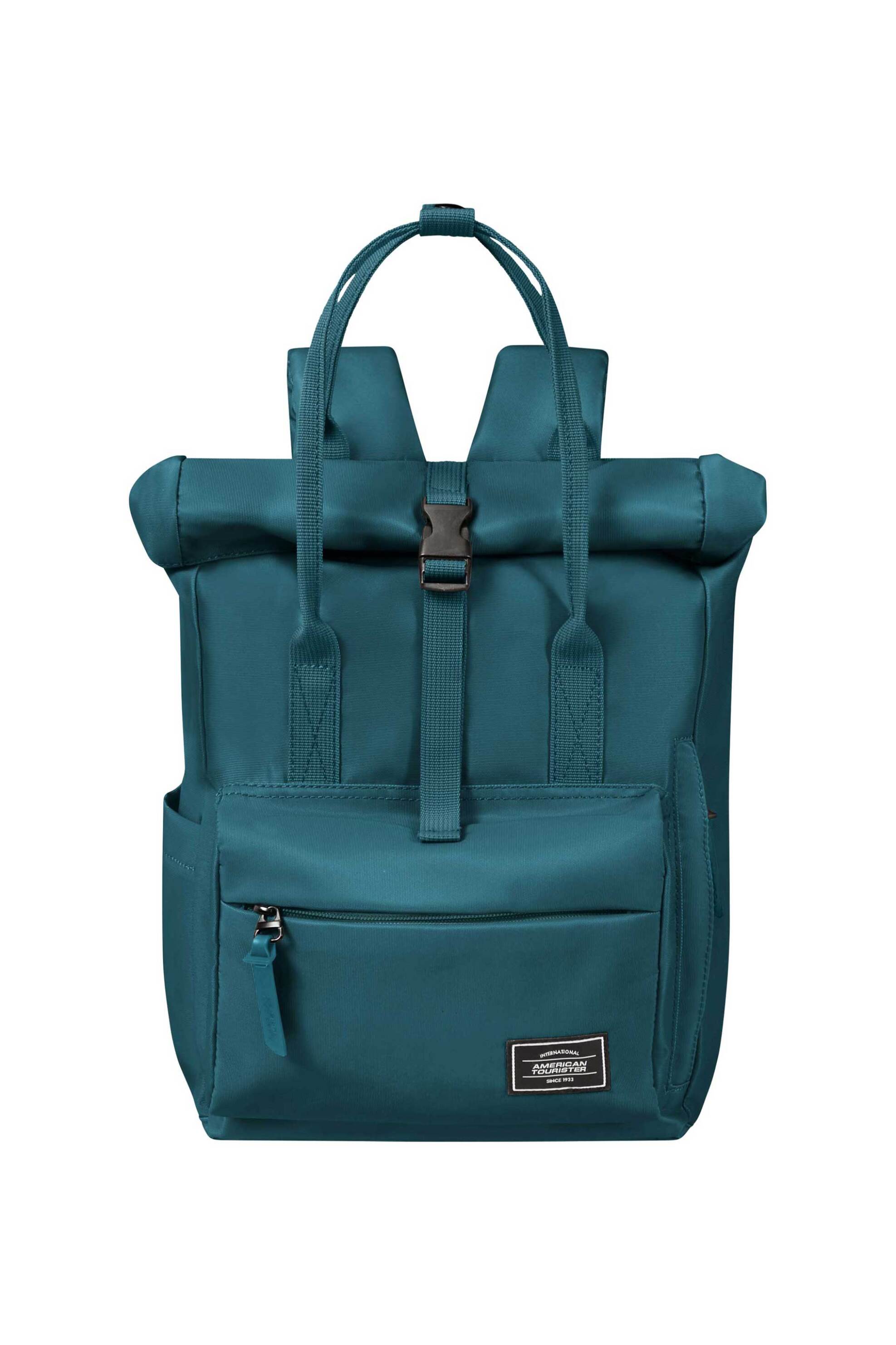 AMERICAN TOURISTER American Tourister unisex backpack μονόχρωμο με πολλαπλές θήκες "Urban Groove" 36 x 25 x 20 cm - 143779SM Πετρόλ