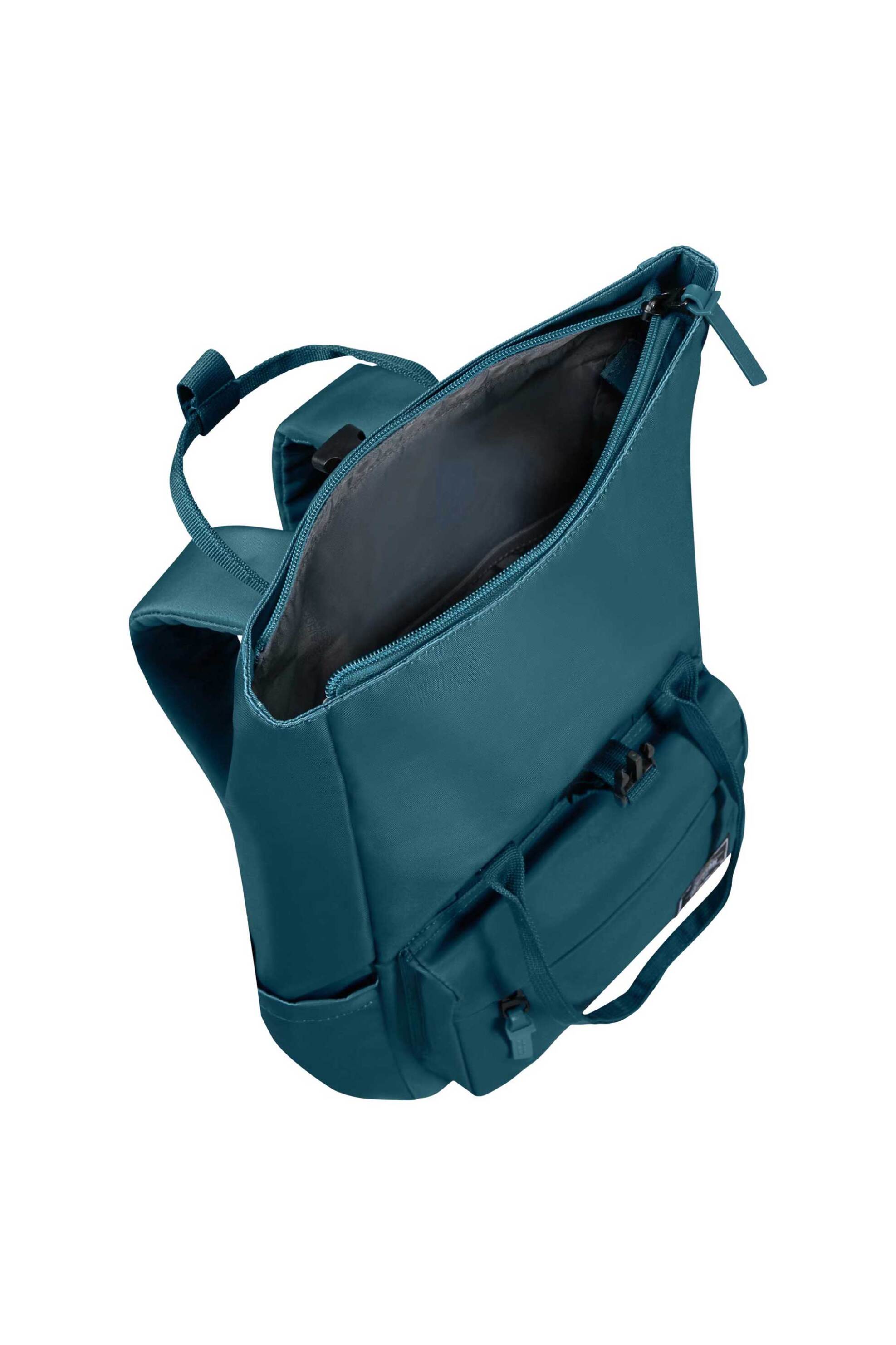 American Tourister unisex backpack μονόχρωμο με πολλαπλές θήκες "Urban Groove" 36 x 25 x 20 cm - 143779SM Πετρόλ φωτογραφία