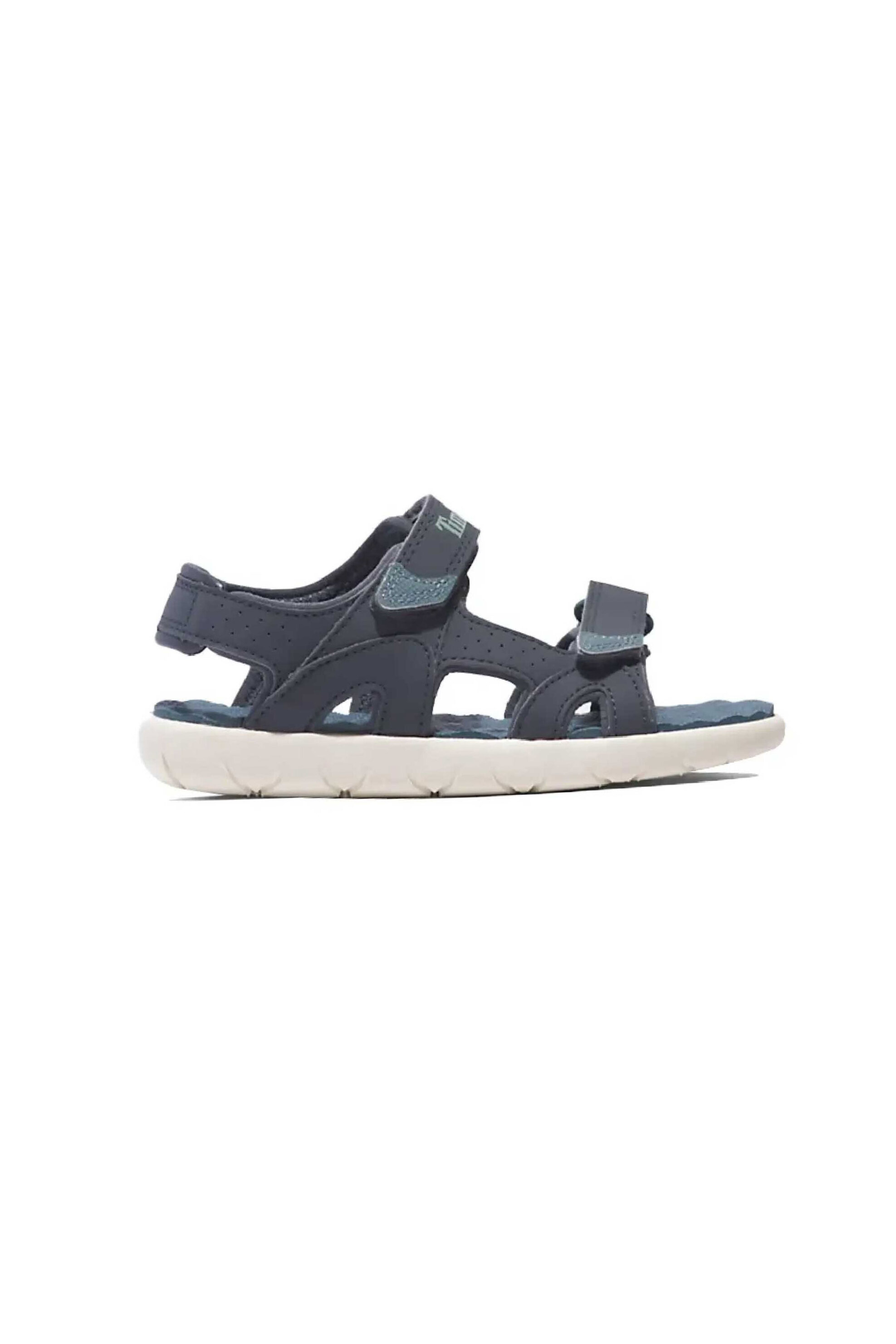 Timberland παιδικά σανδάλια με διπλό velcro - TB0A6C4NL791-** Μπλε Σκούρο