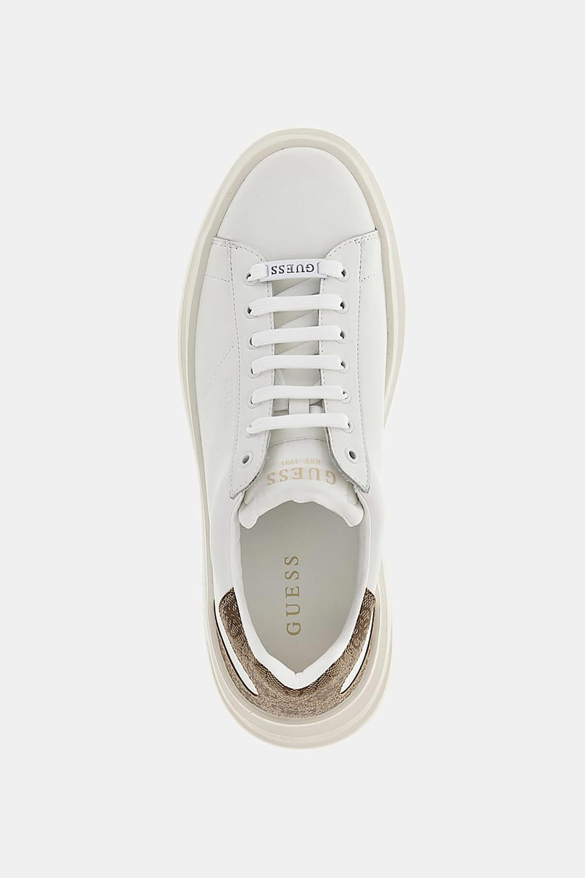 Guess Ανδρικά Sneakers Elba - Fmpviblea12 Λευκό