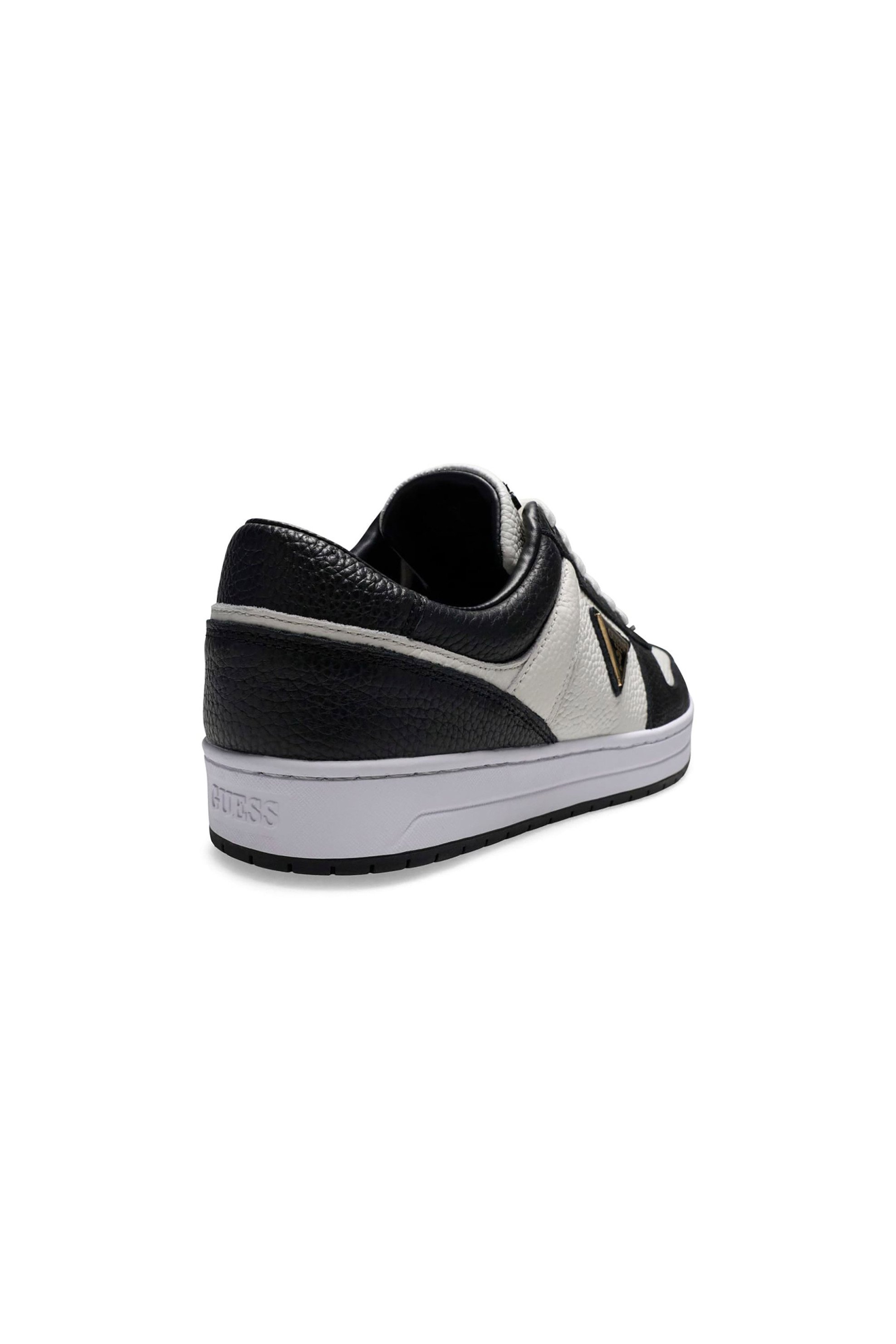 Guess Ανδρικά Δερμάτινα Sneakers Uddent - Fmtuddele12 Λευκό