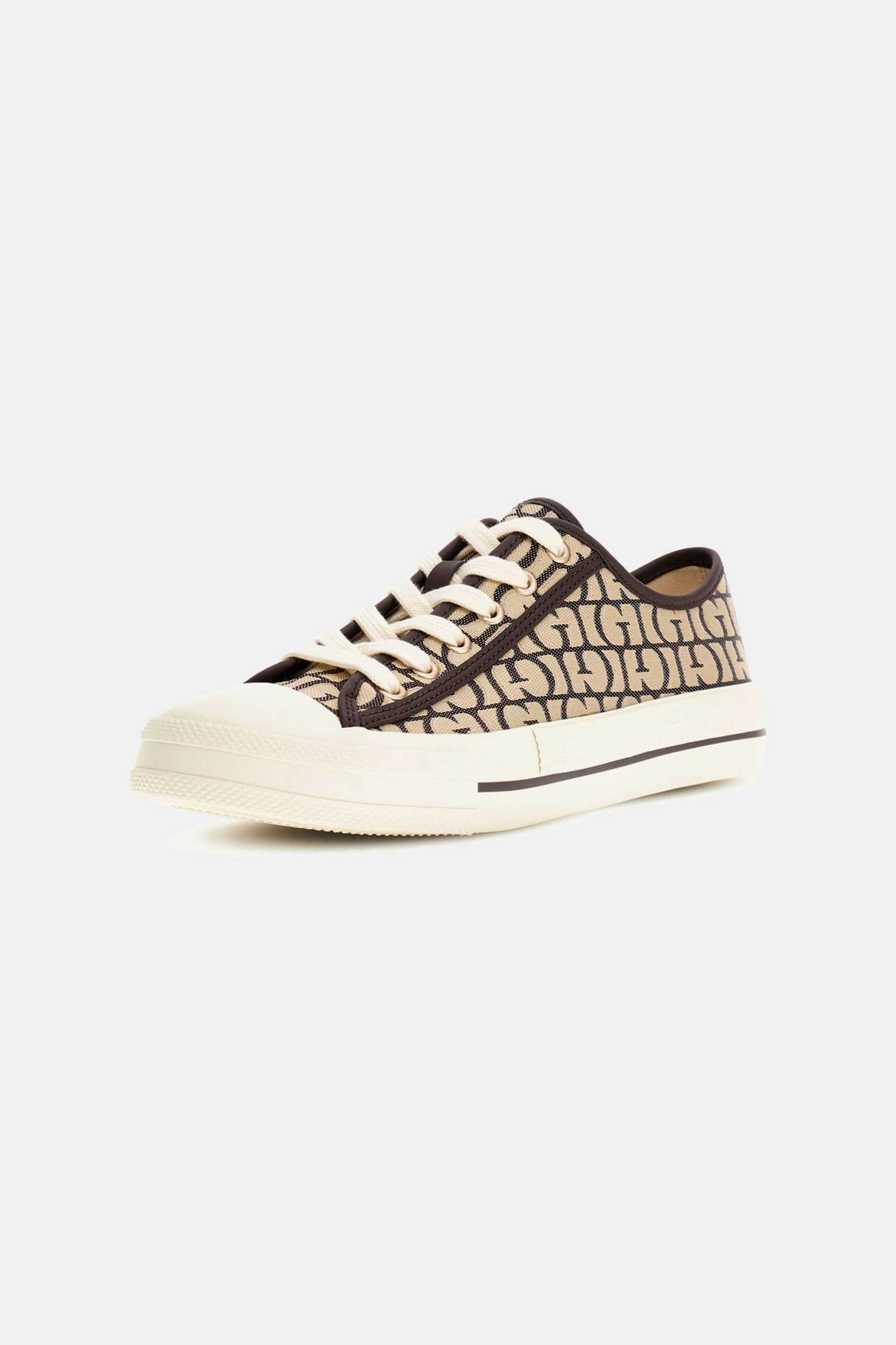 Guess γυναικεία sneakers με all-over monogram print 