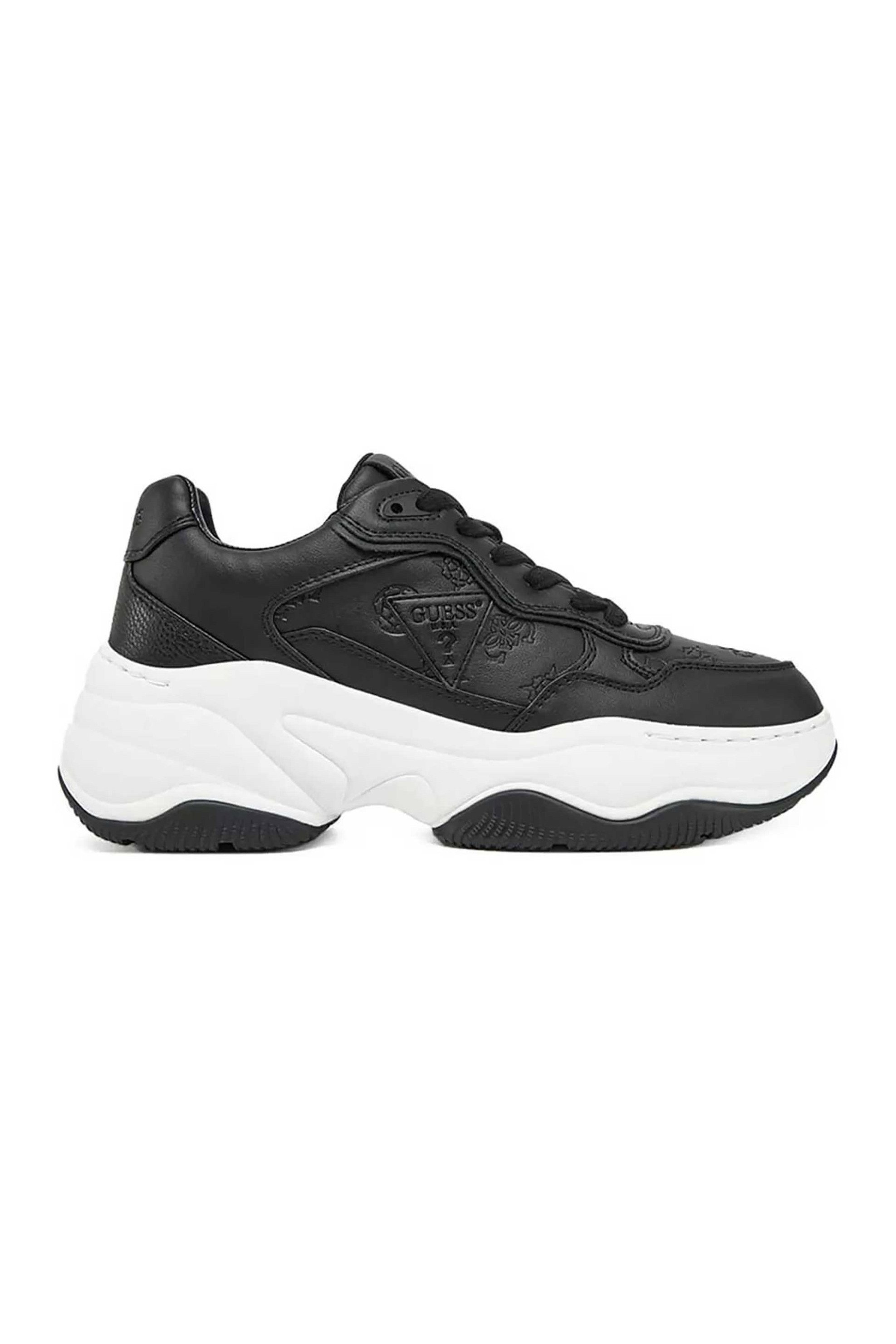 Guess γυναικεία sneakers με λογότυπο "Hapyy Flphapfal12" - FLPHAPFAL12 Μαύρο