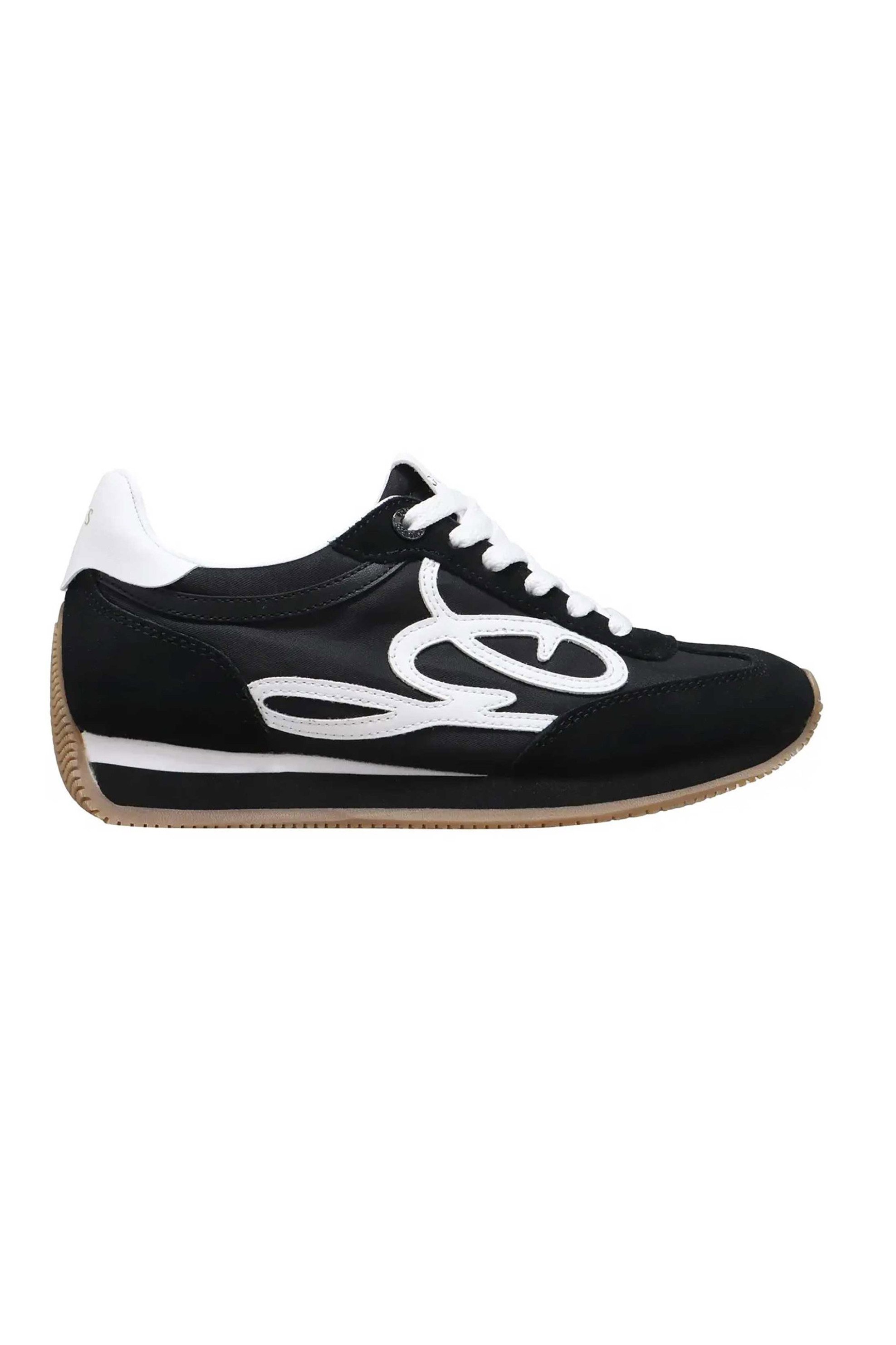 Guess γυναικεία sneakers με λογότυπο "Skroll" - FLPSKRSUE12 Μαύρο