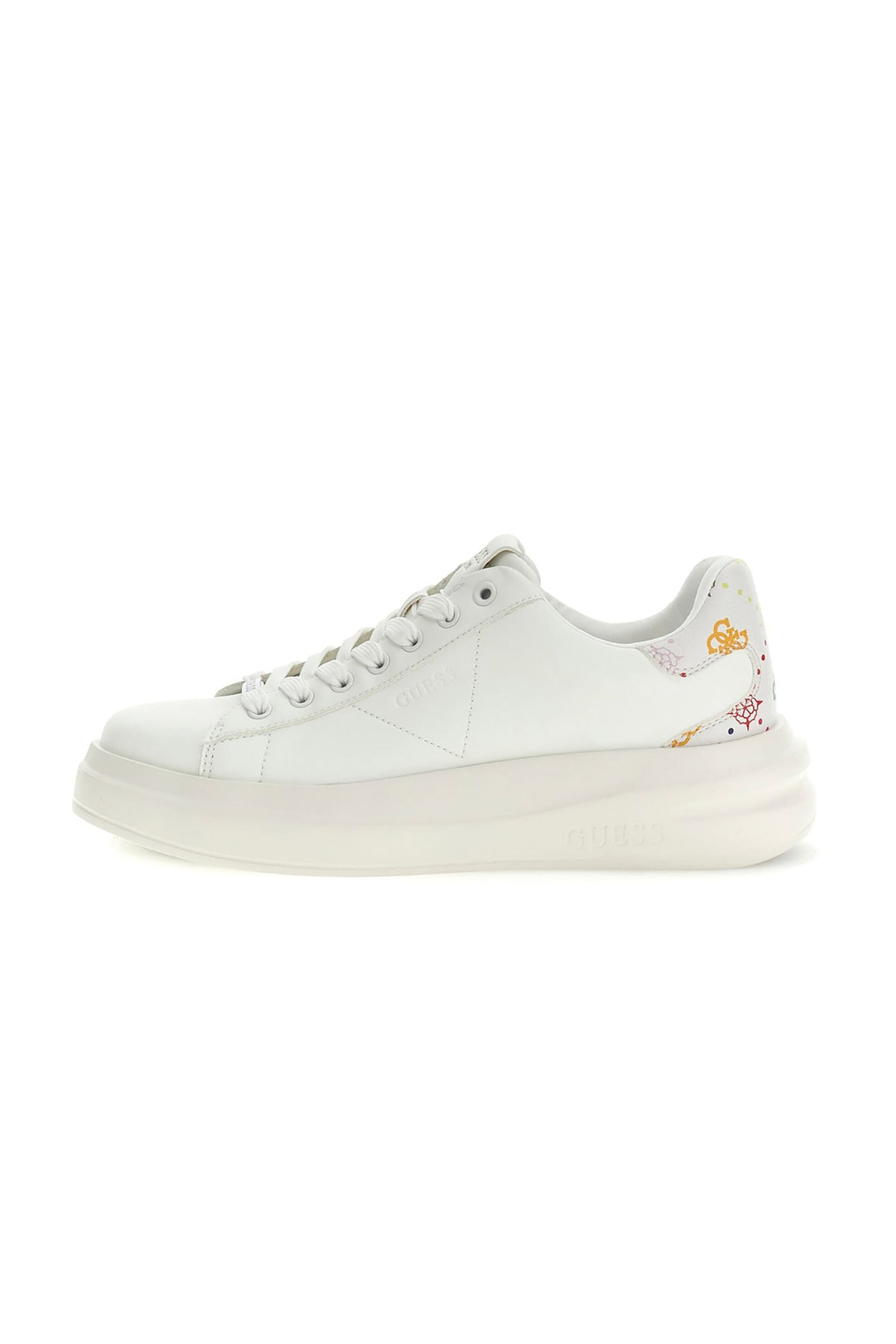 Guess γυναικεία sneakers "Elbina" - FLPE11LEA12 Λευκό