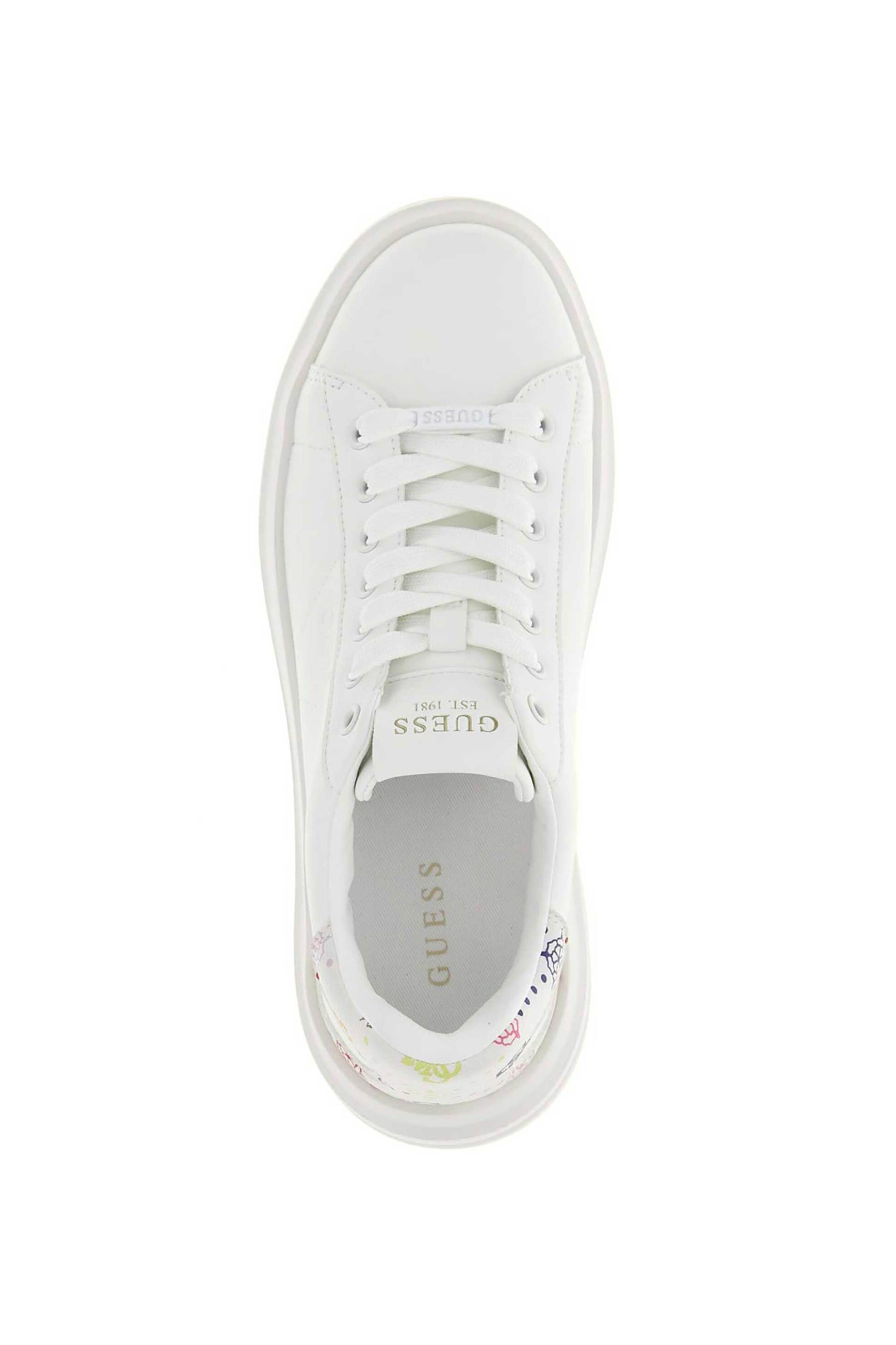 Guess Γυναικεία Sneakers Elbina - Flpe11Lea12 Λευκό