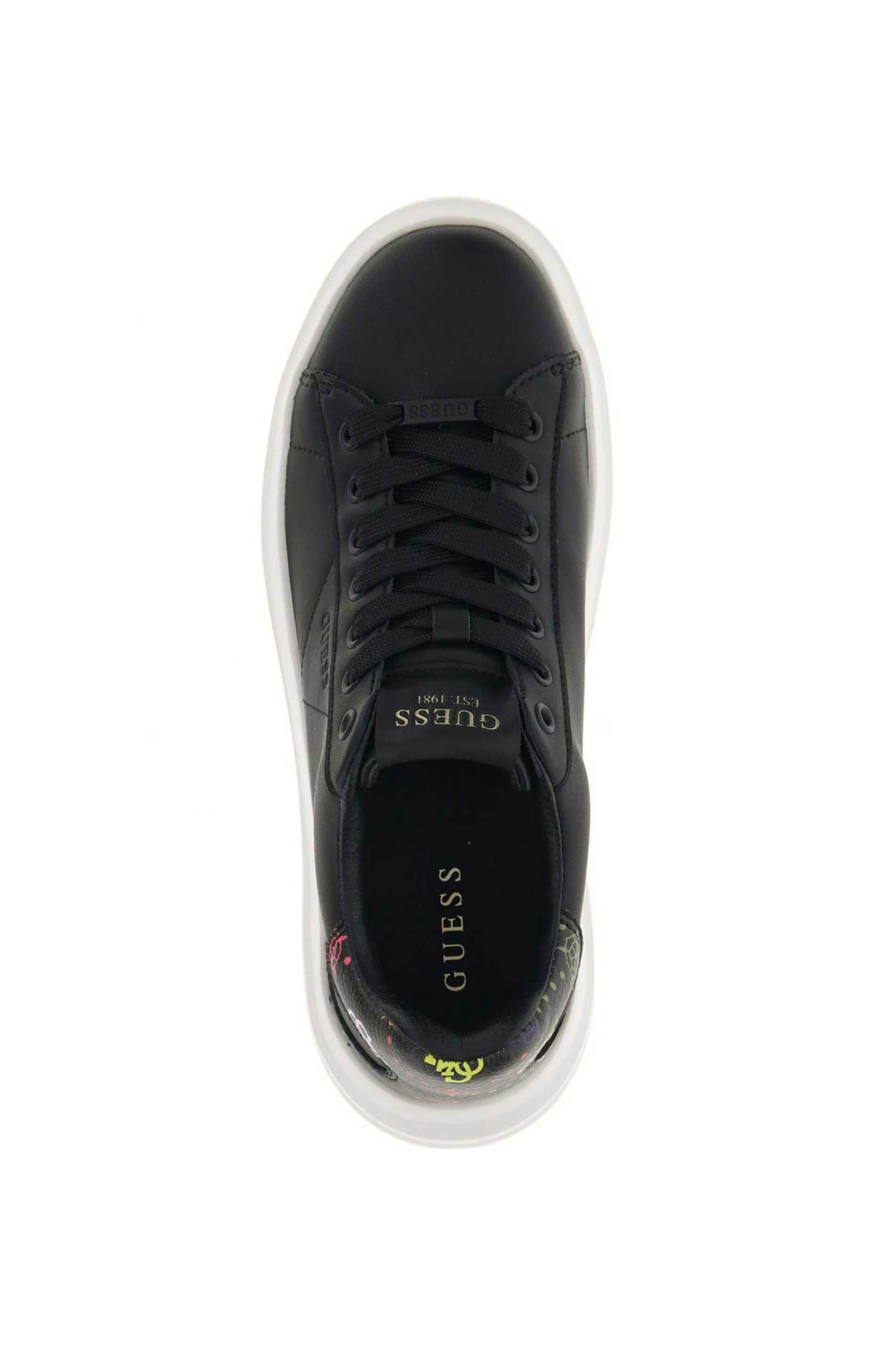 Guess Γυναικεία Sneakers Elbina - Flpe11Lea12 Μαύρο