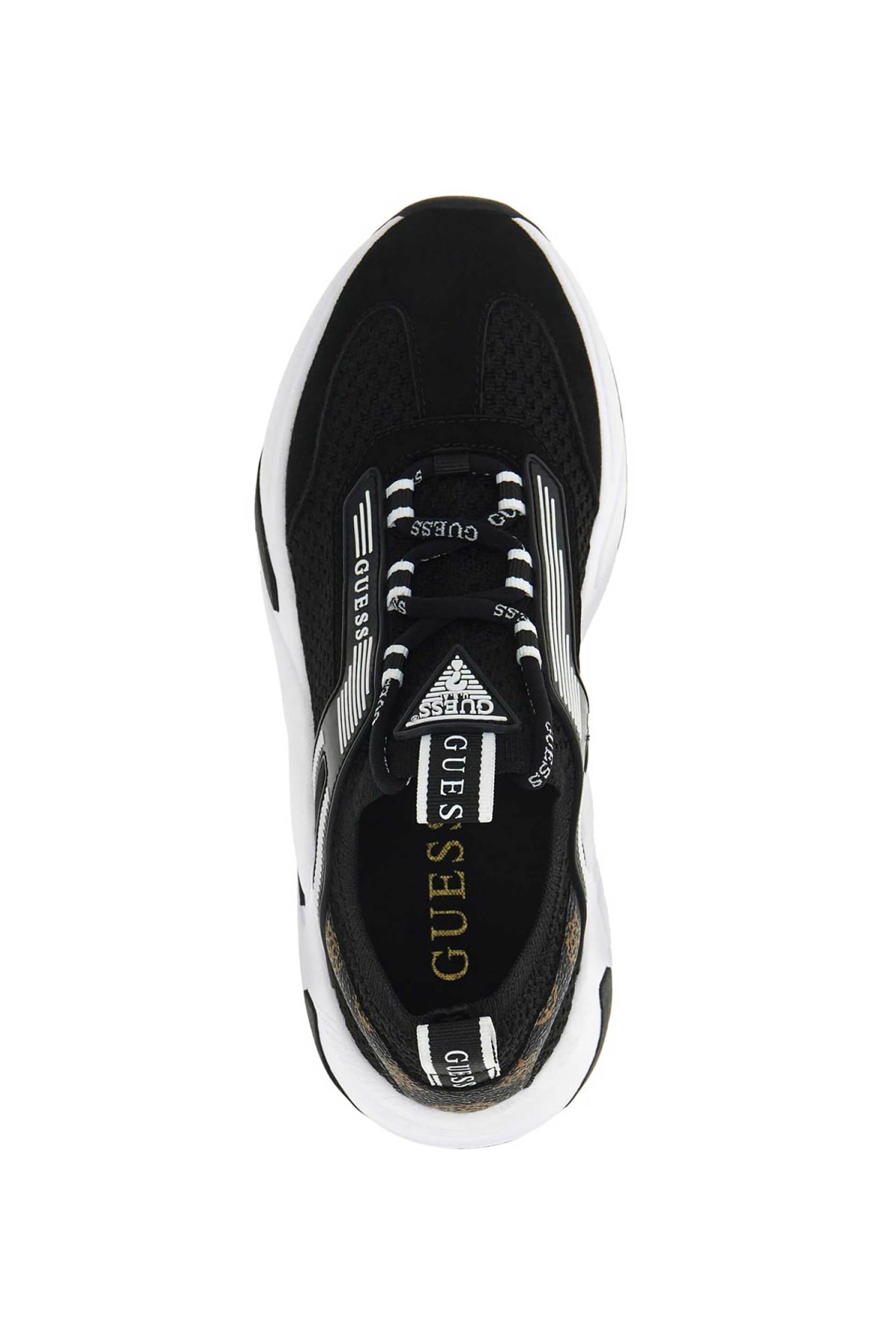 Guess Γυναικεία Sneakers Genga - Flpgenfal12 Μαύρο