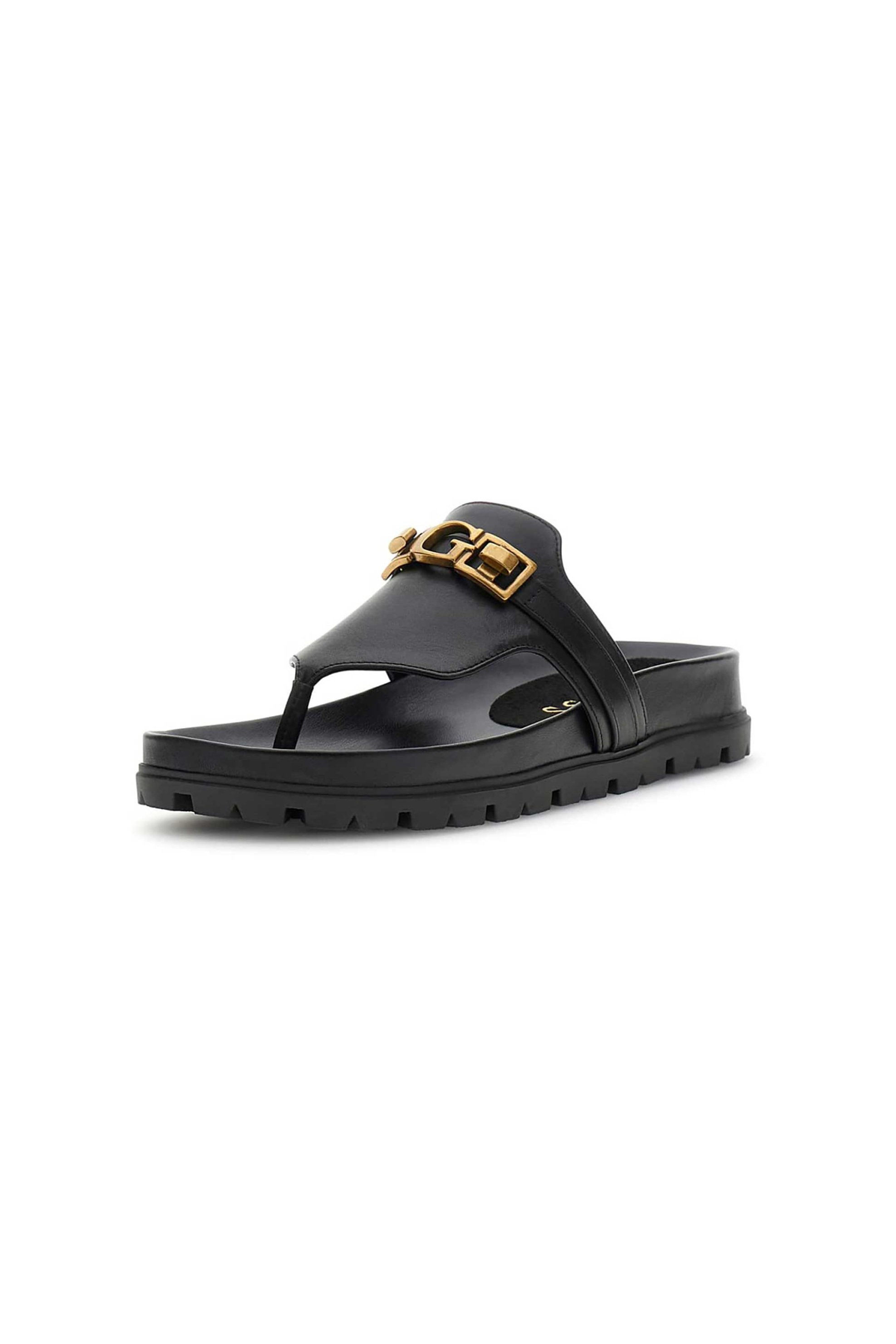 GUESS Guess γυναικεία δερμάτινα σανδάλια "Farron" - FLJFRRLEA03 Μαύρο - 2