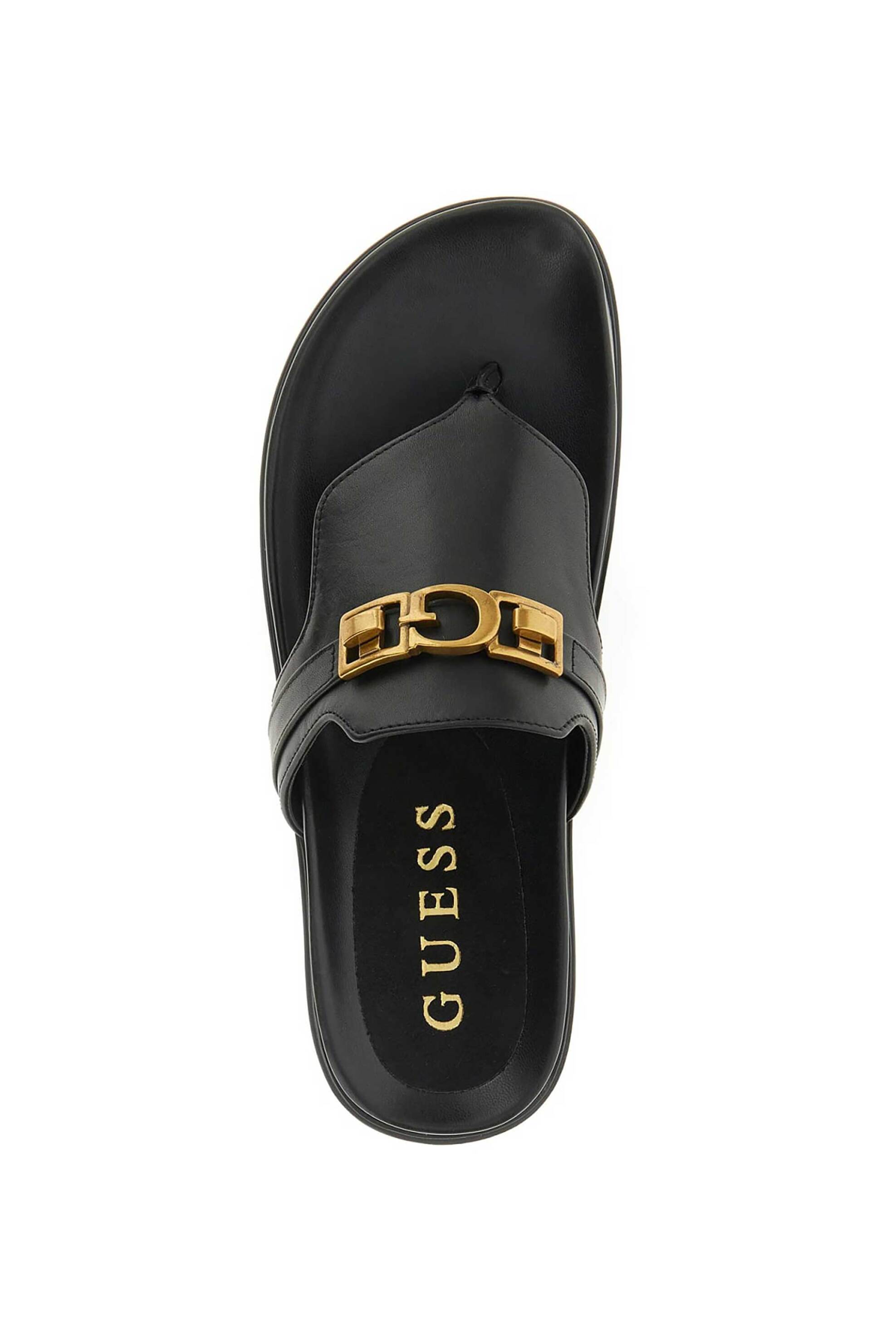 GUESS Guess γυναικεία δερμάτινα σανδάλια "Farron" - FLJFRRLEA03 Μαύρο - 3