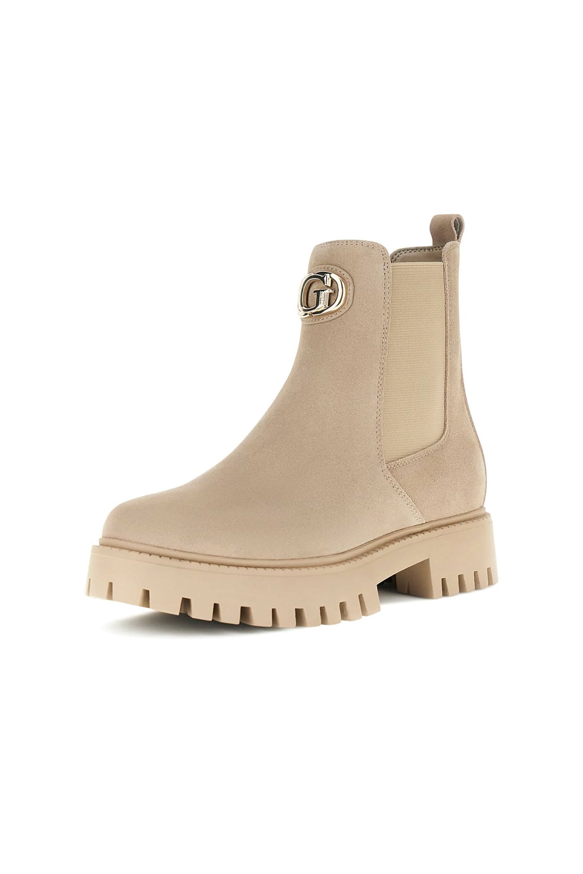 Guess γυναικεία suede μποτάκια 