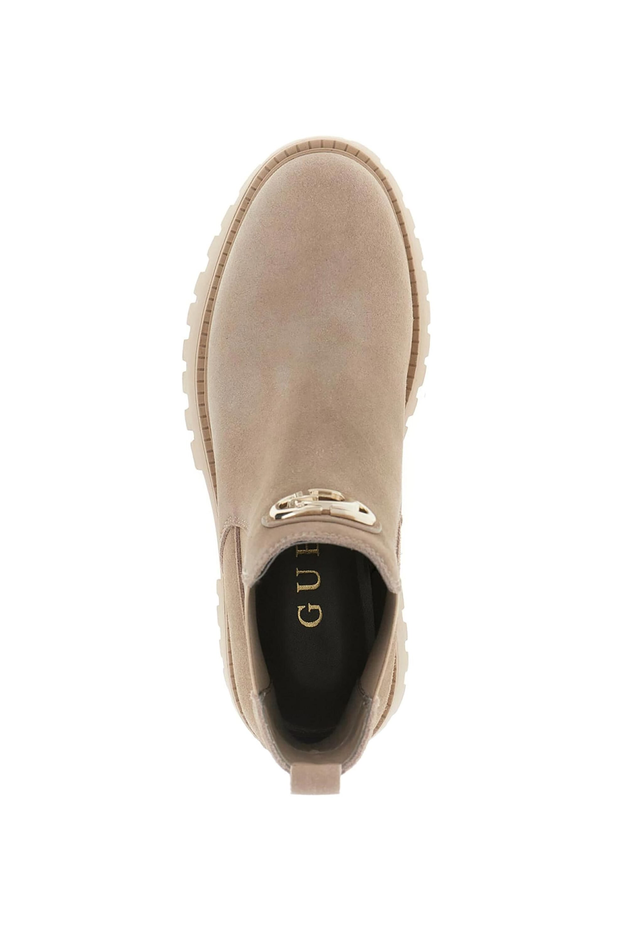 Guess Γυναικεία Suede Μποτάκια Fida - Fltf2Dsue10 Γκρι