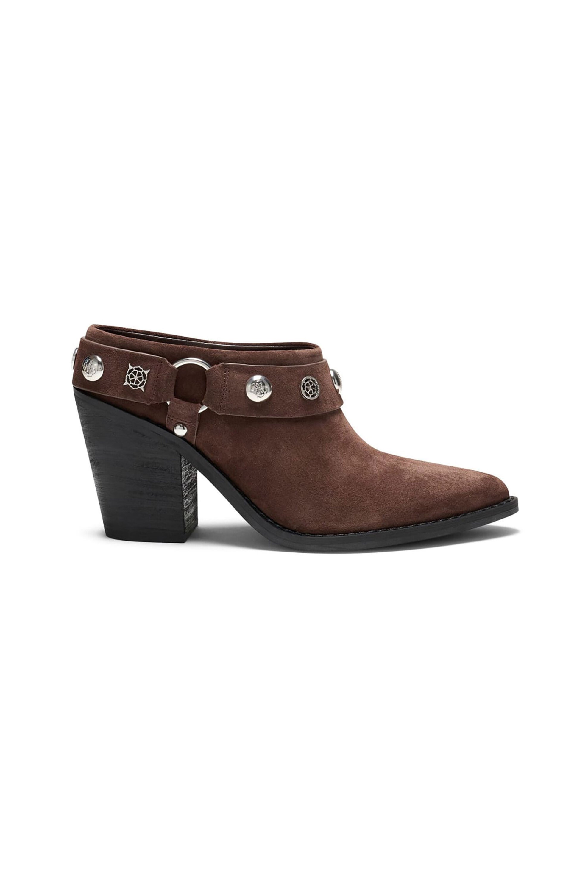 Guess γυναικεία suede μποτάκια 