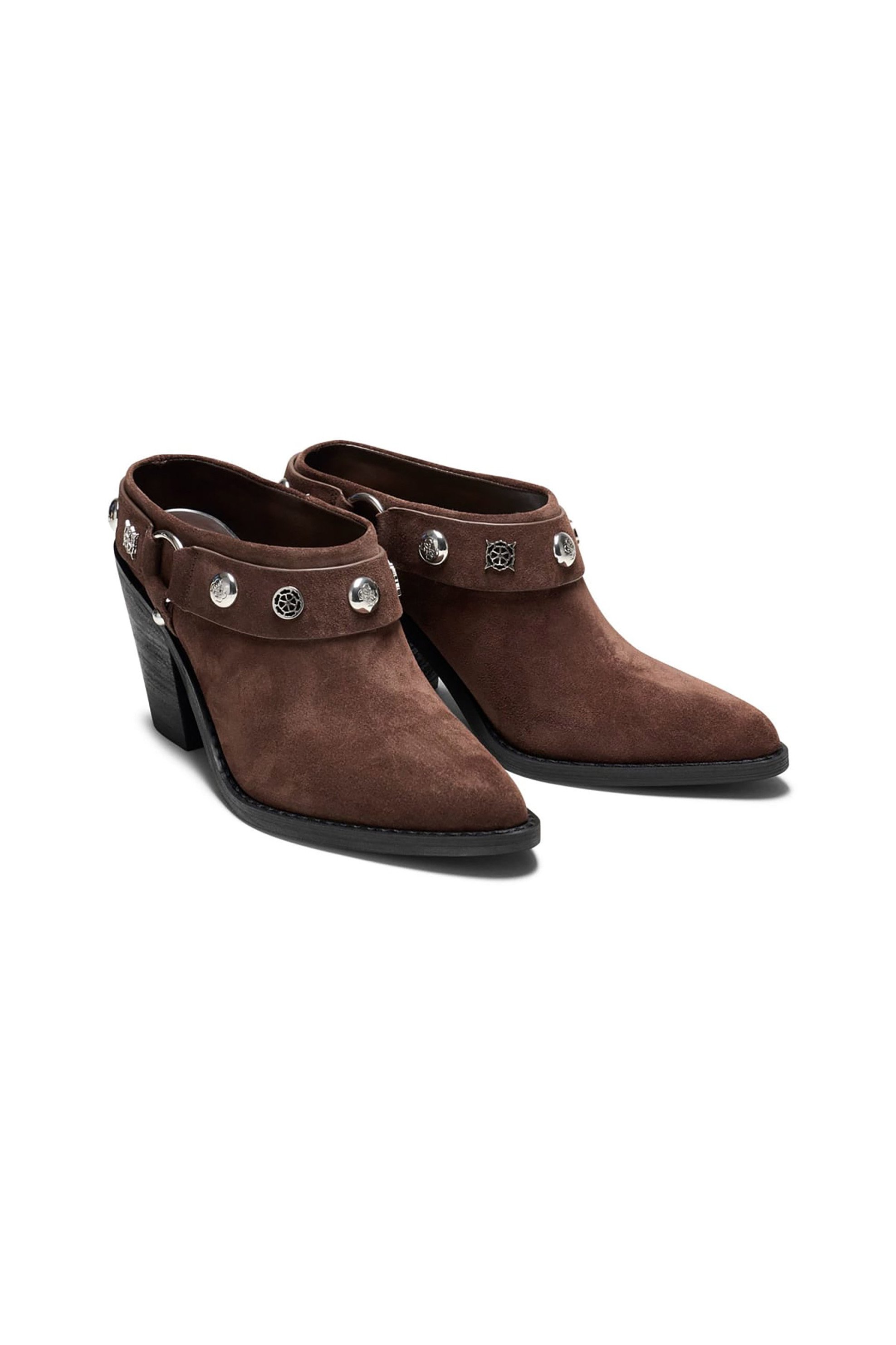 Guess γυναικεία suede μποτάκια 