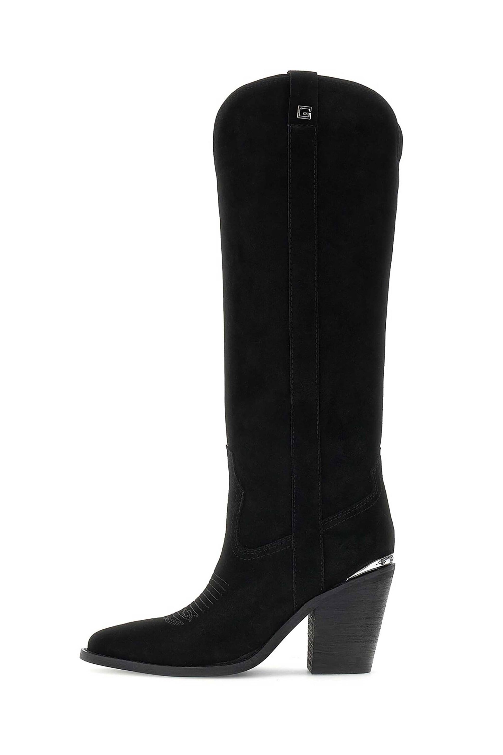GUESS Guess γυναικείες suede μπότες "Sashan" - FLTSN2SUE11 Μαύρο