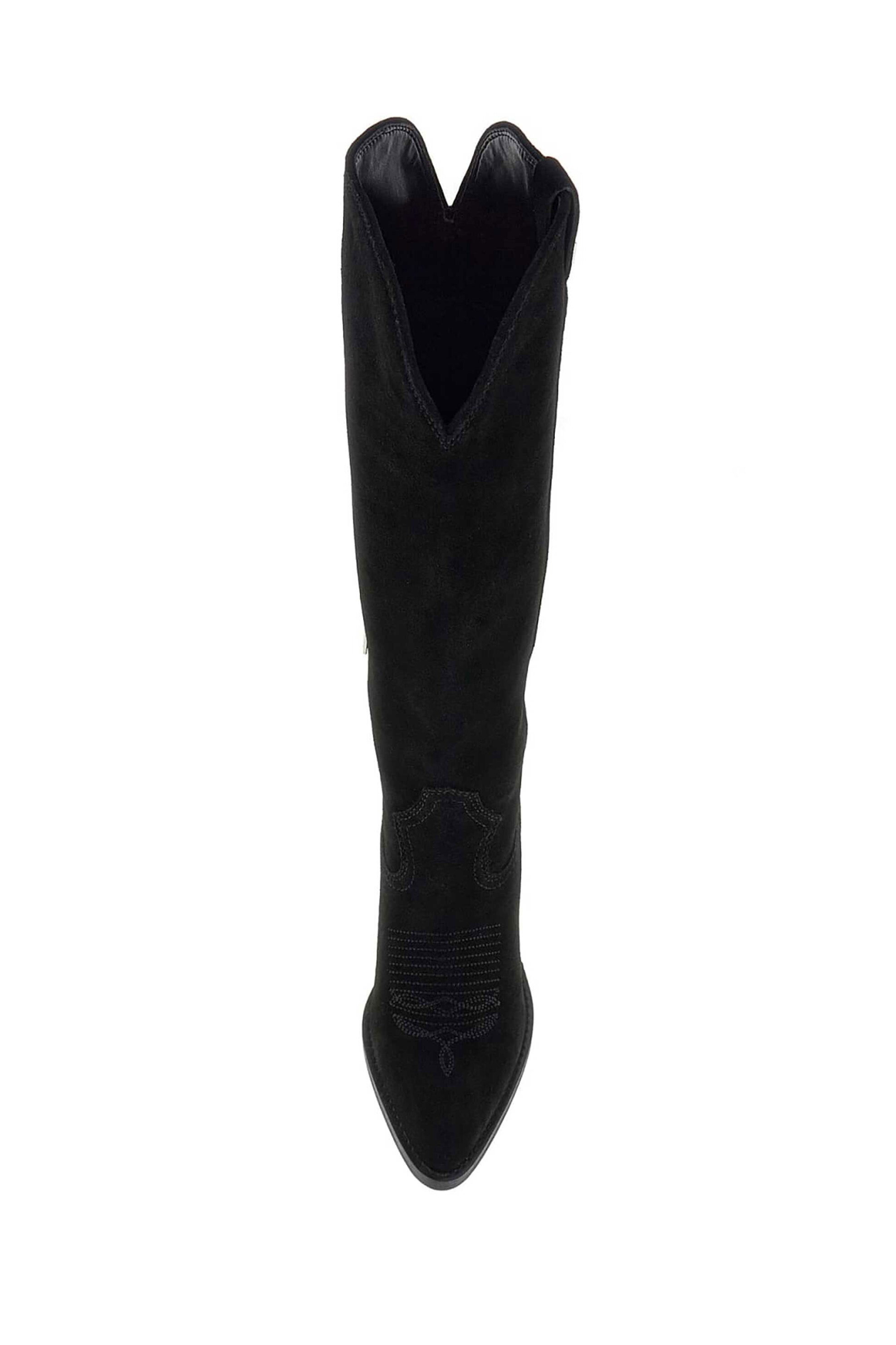 GUESS Guess γυναικείες suede μπότες "Sashan" - FLTSN2SUE11 Μαύρο - 3