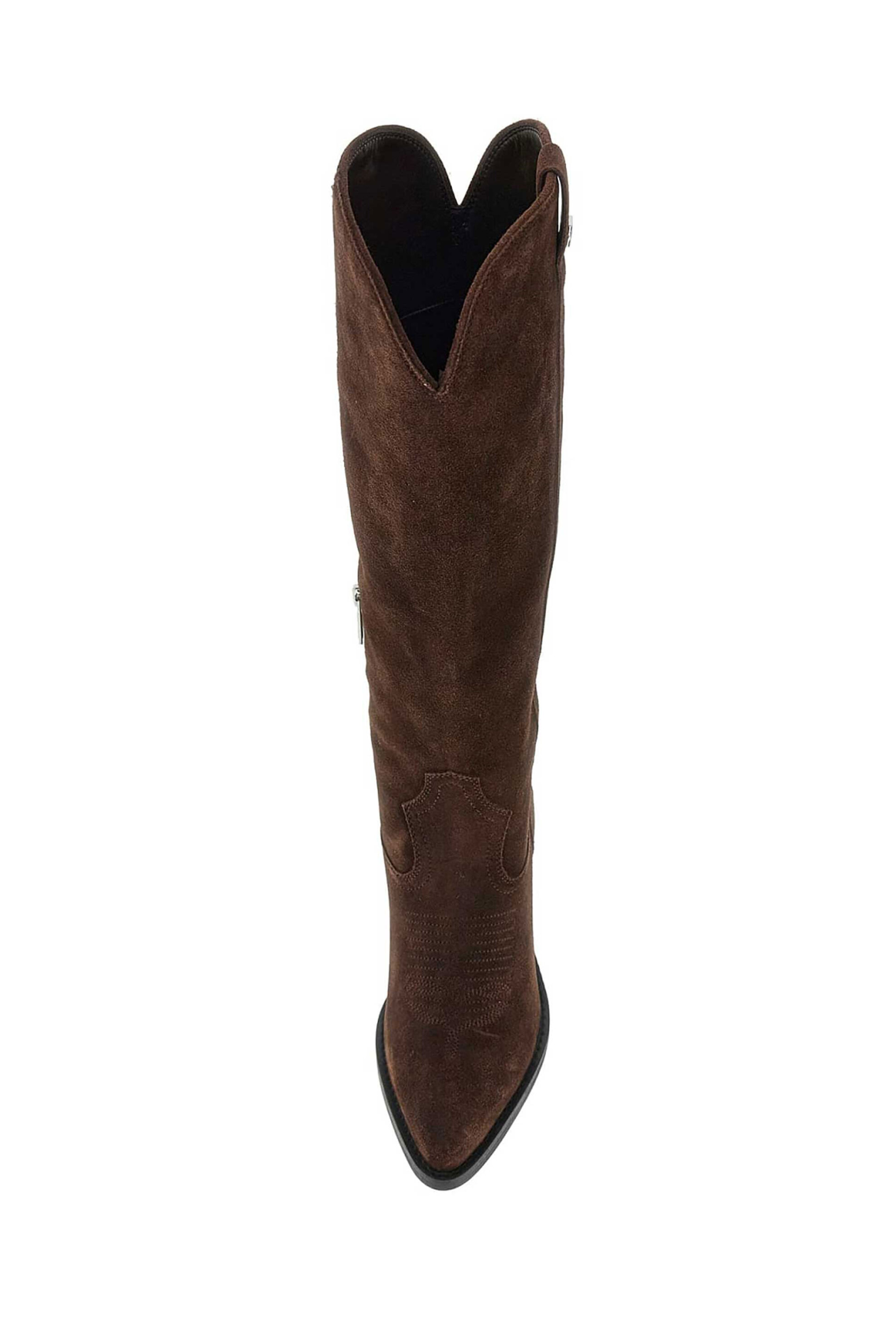 GUESS Guess γυναικείες suede μπότες "Sashan" - FLTSN2SUE11 Καφέ - 3