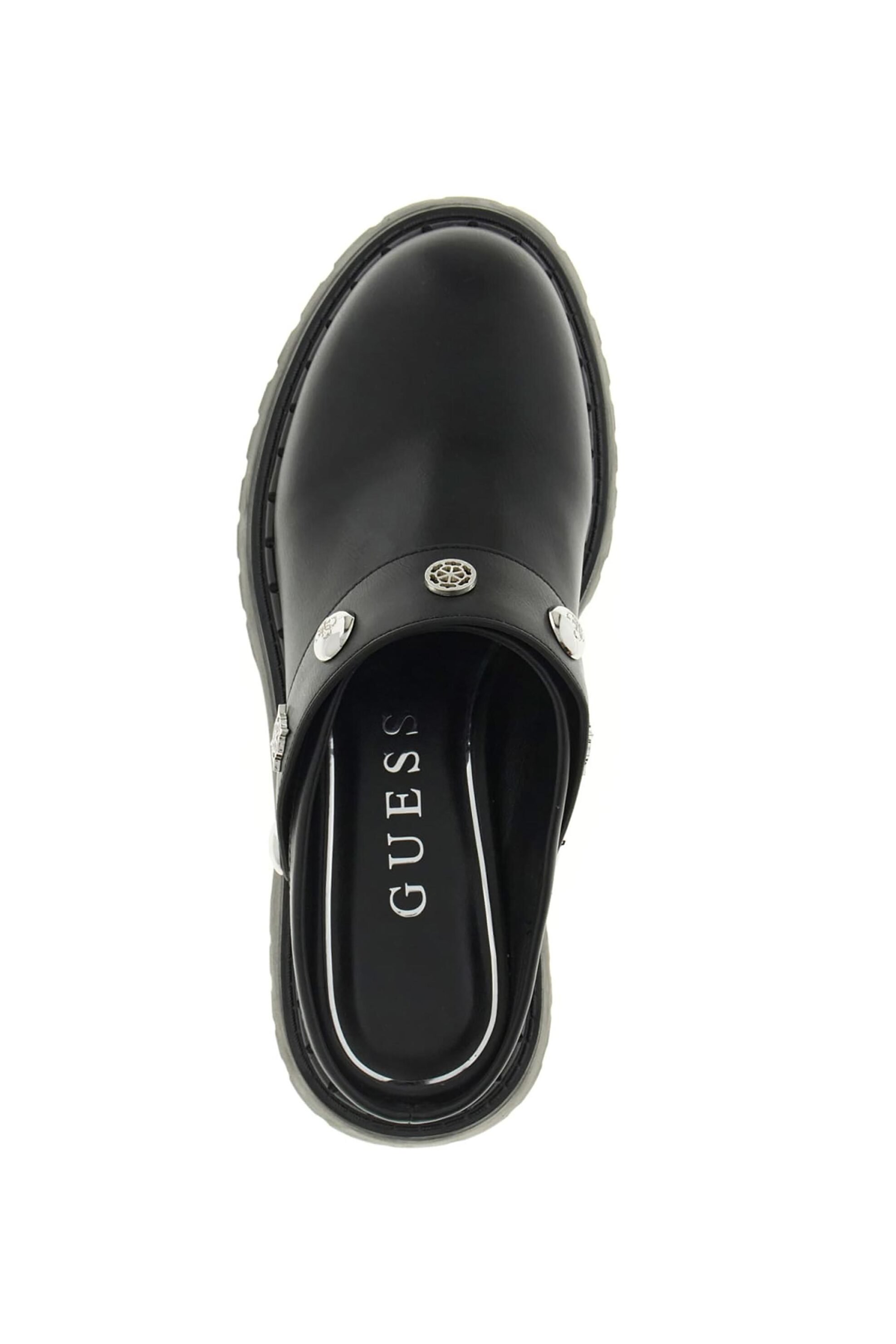 Guess Γυναικεία Mules Wenna - Fltwneele01 Μαύρο