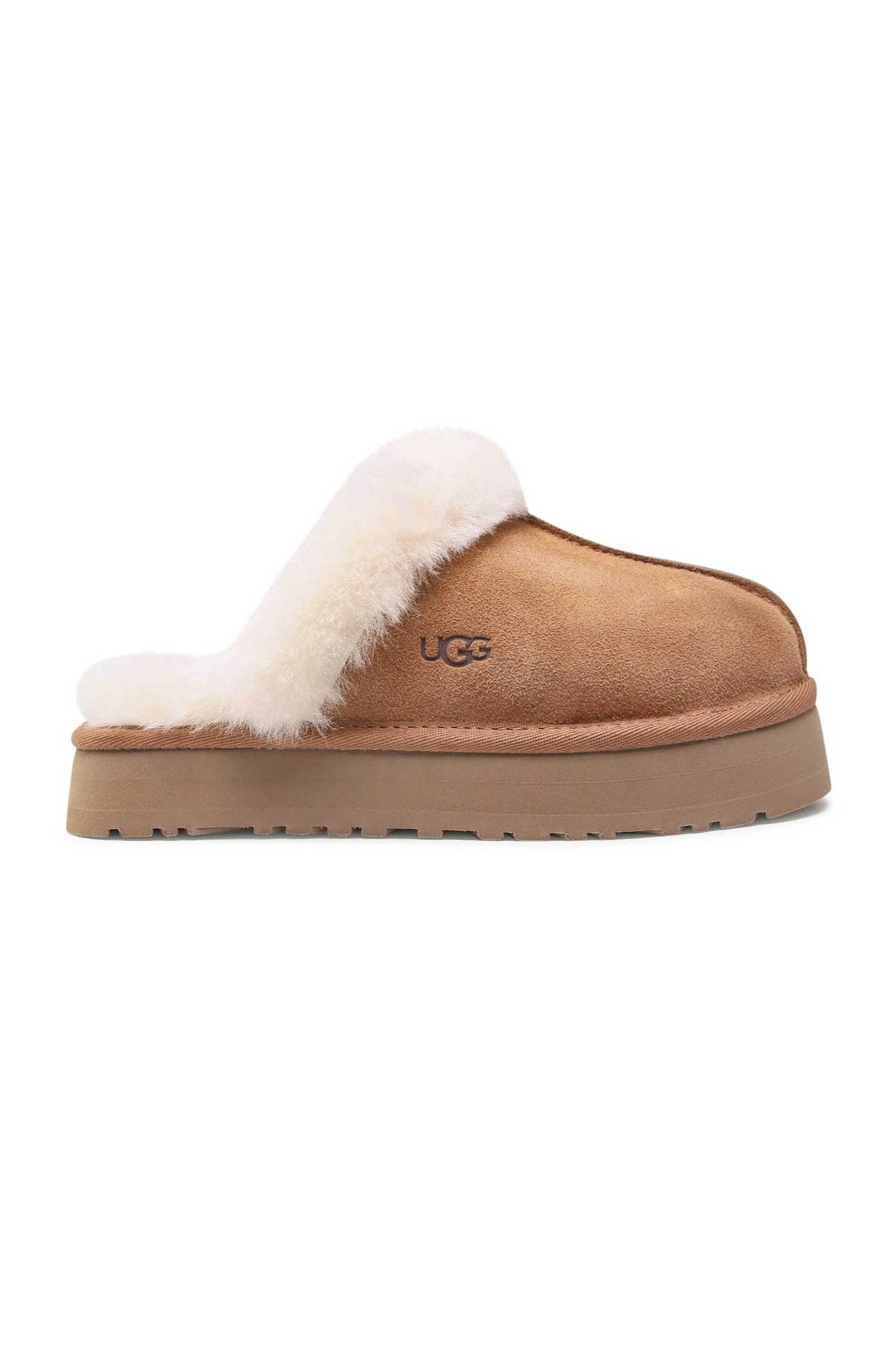 Ugg γυναικείες suede παντόφλες "Che" - 1122550 Καμηλό φωτογραφία