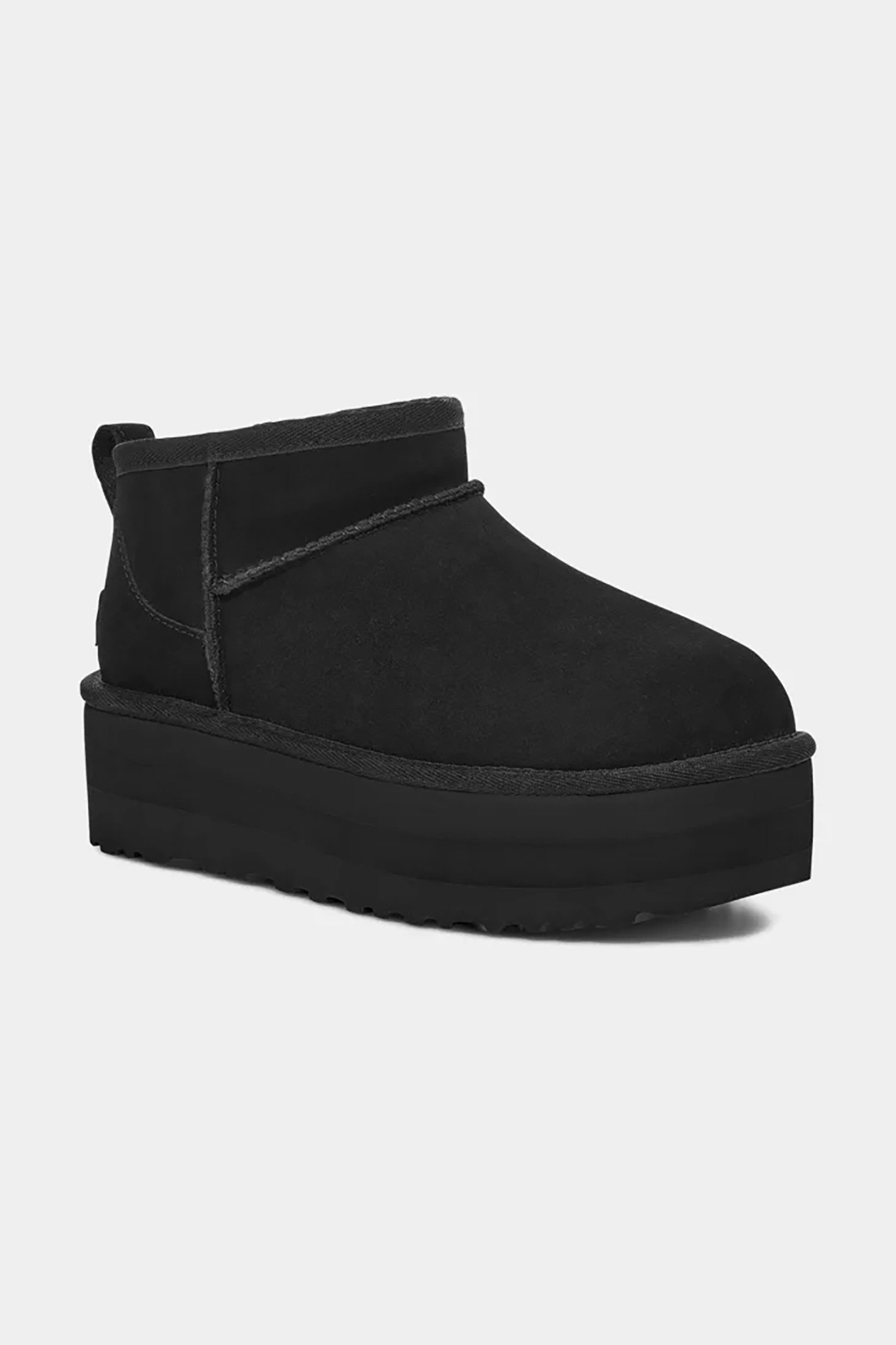 UGG Ugg γυναικεία suede μποτάκια με ενισχυμένη σόλα - 1135092 Μαύρο - 3