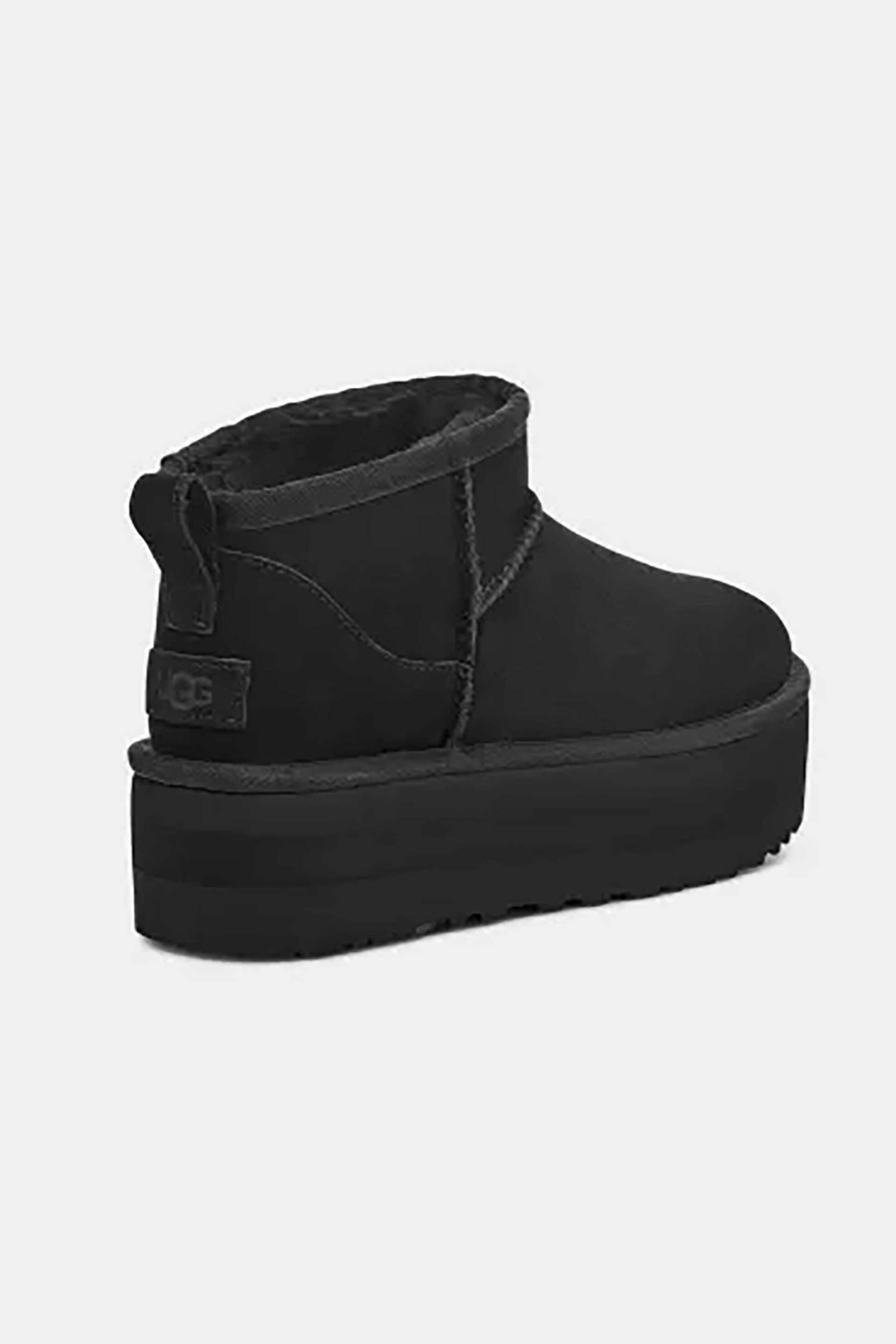 UGG Ugg γυναικεία suede μποτάκια με ενισχυμένη σόλα - 1135092 Μαύρο - 4
