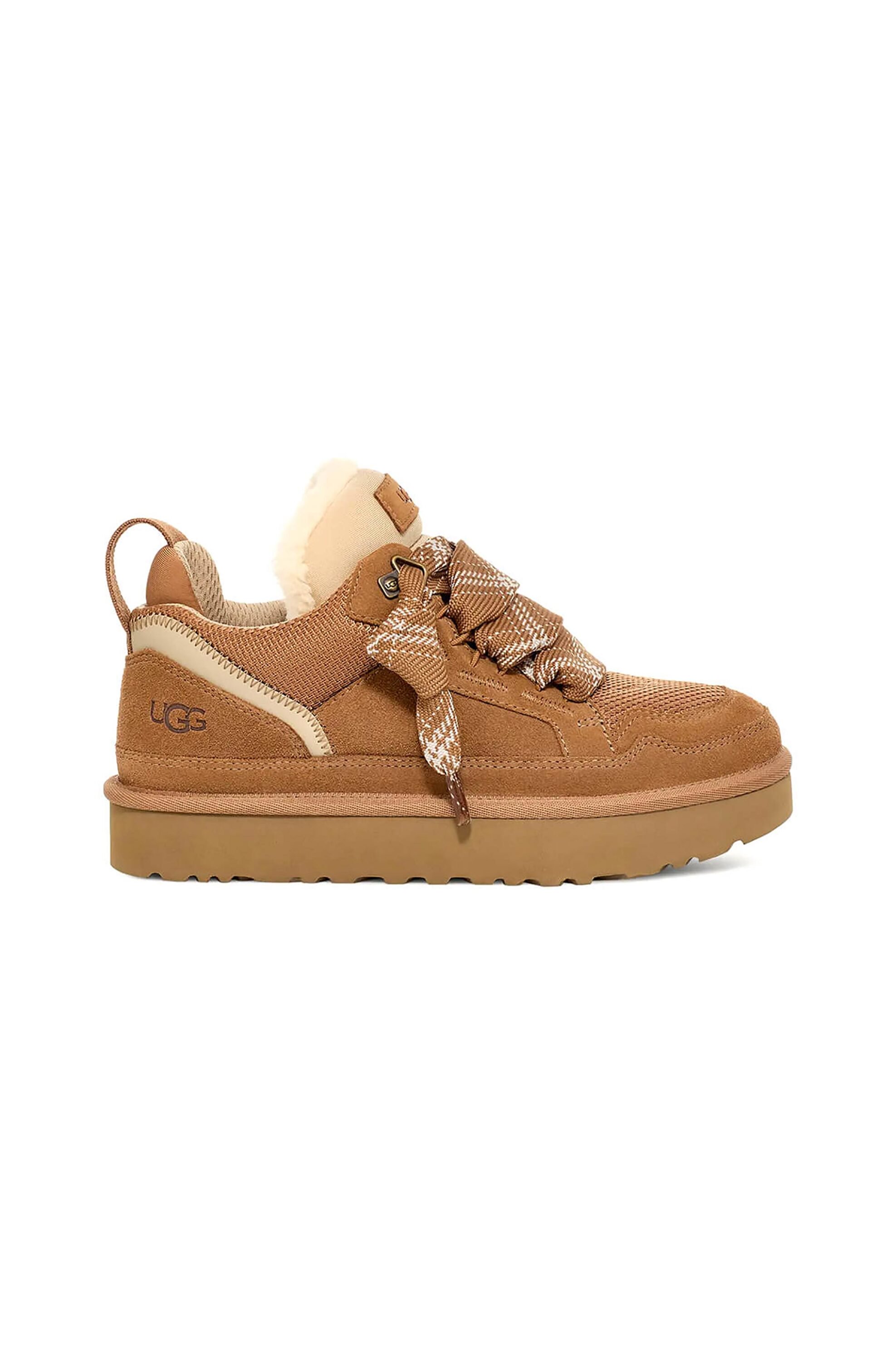 UGG Ugg γυναικεία sneaker με καρό κορδόνια "Lowmel" - 1144032 Ταμπά