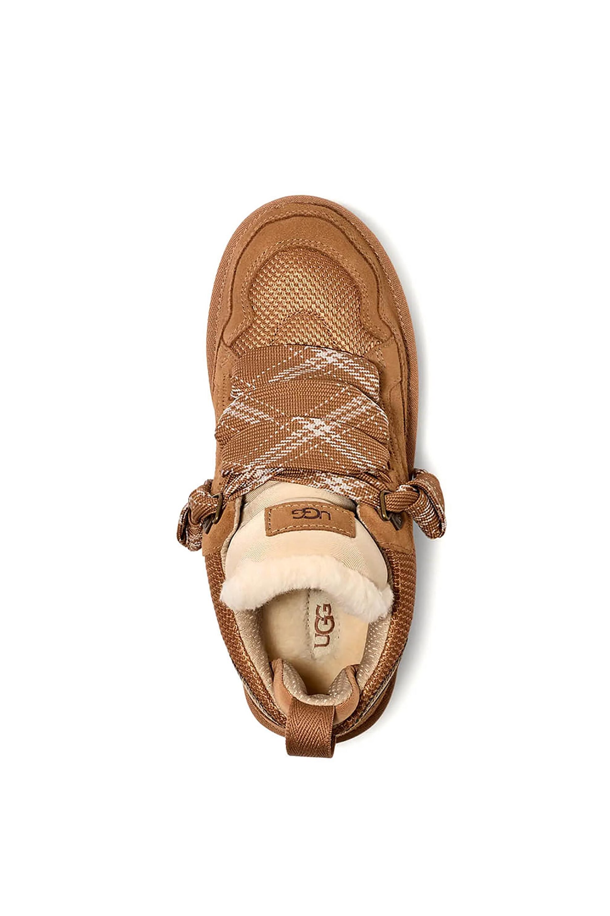 Ugg Γυναικεία Sneaker με Καρό Κορδόνια Lowmel - 1144032 Ταμπά
