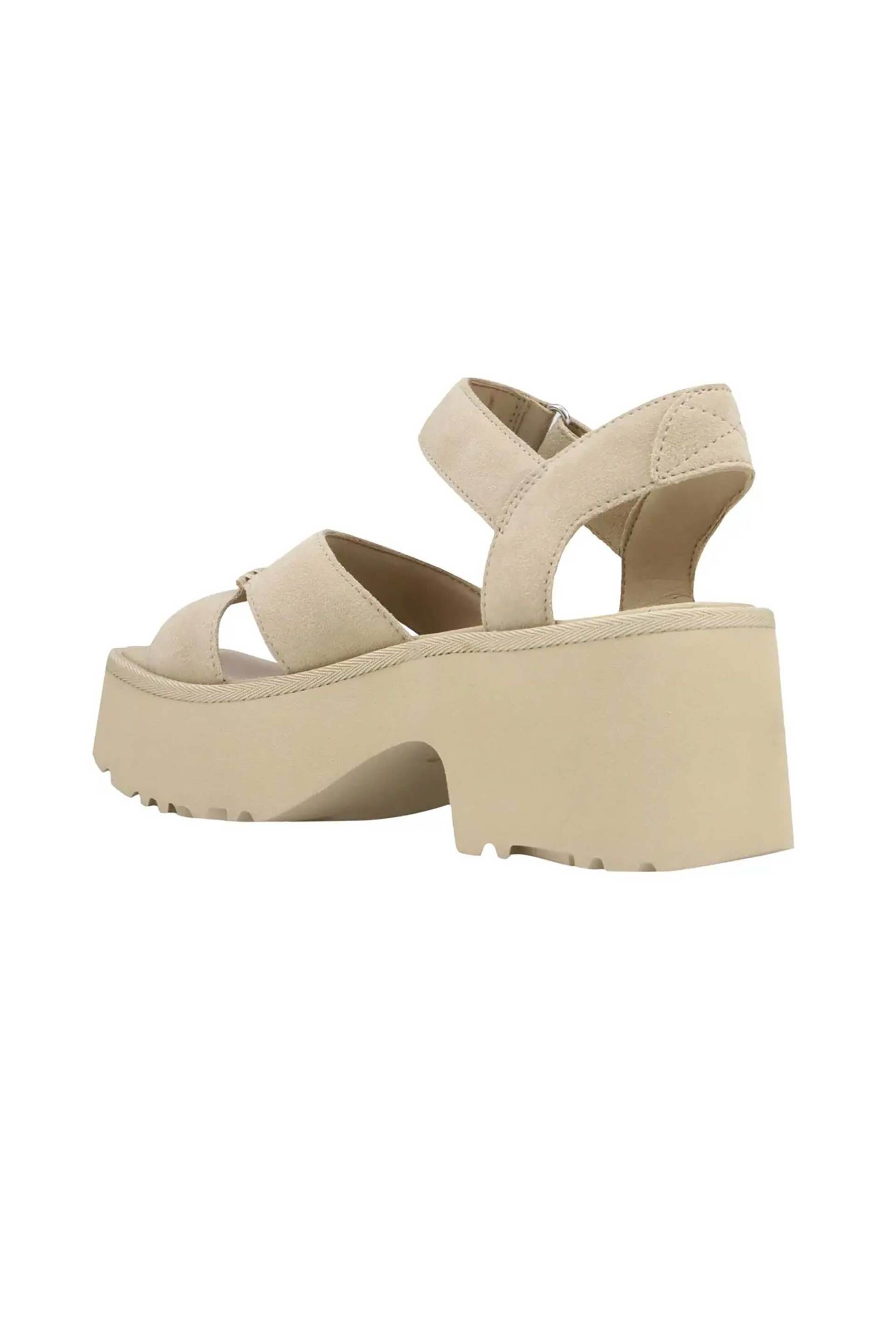 Ugg γυναικεία suede πέδιλα "New Heights Ankle Strap" - 1167475 Εκρού φωτογραφία