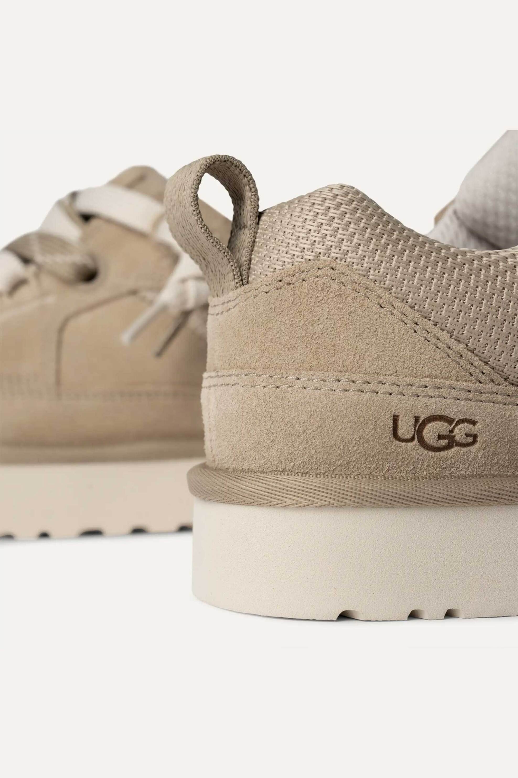 Ugg γυναικεία sneakers suede "Lowmel Lo" - 1168890 Εκρού φωτογραφία