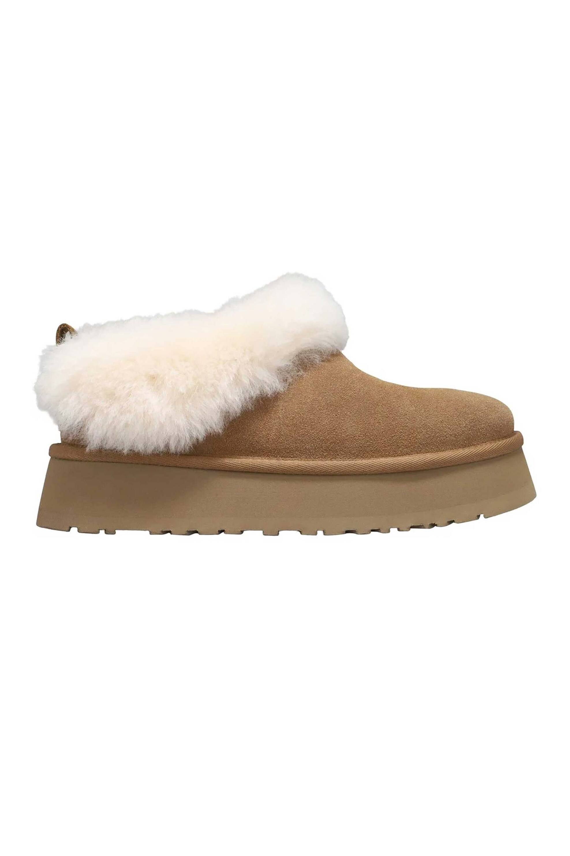 Ugg γυναικεία suede μποτάκια με γούνα "Tazzelle" - 1171393 Ταμπά