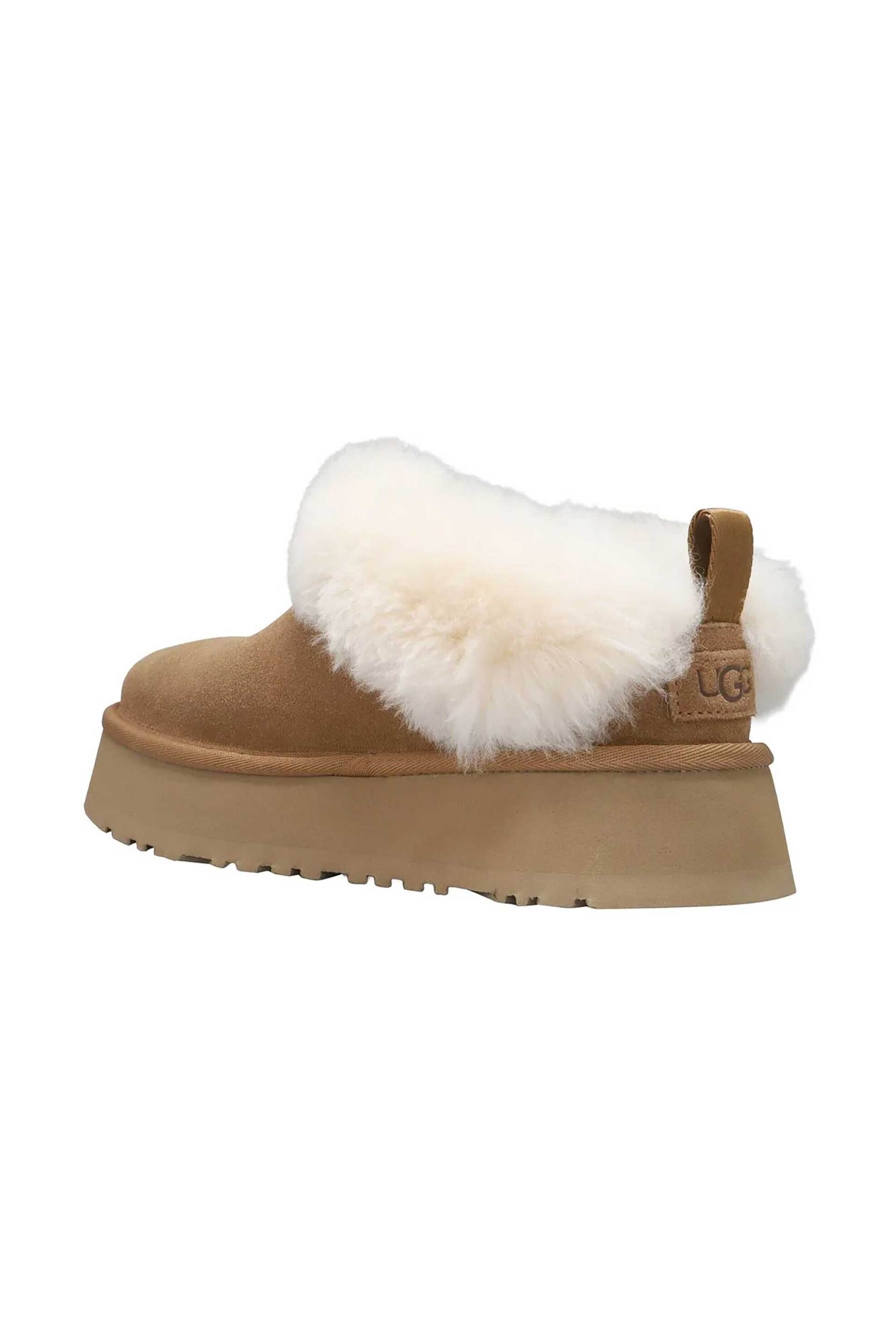 UGG Ugg γυναικεία suede μποτάκια με γούνα "Tazzelle" - 1171393 Ταμπά - 3