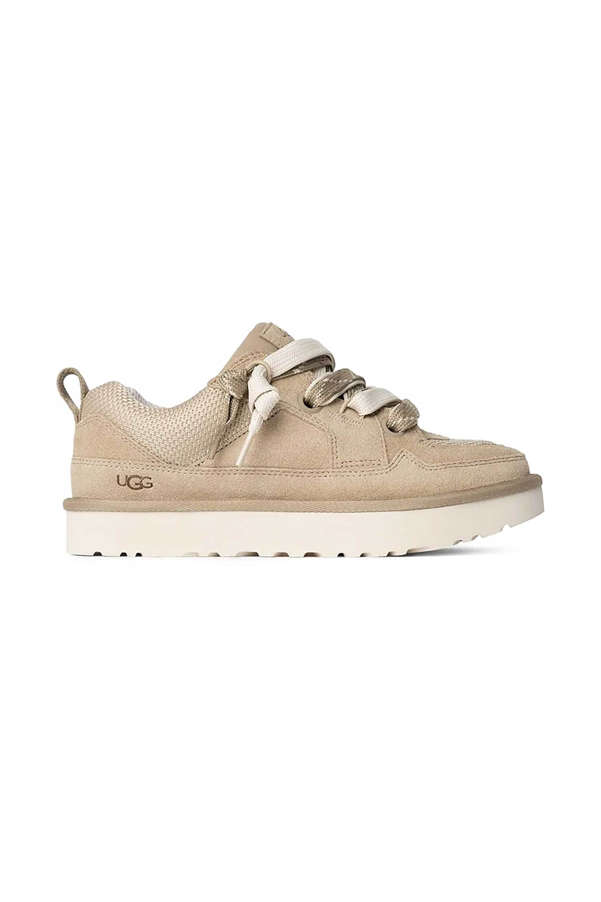 Ugg γυναικεία δερμάτινα sneakers "Lowmel" - 1168890 Μπεζ