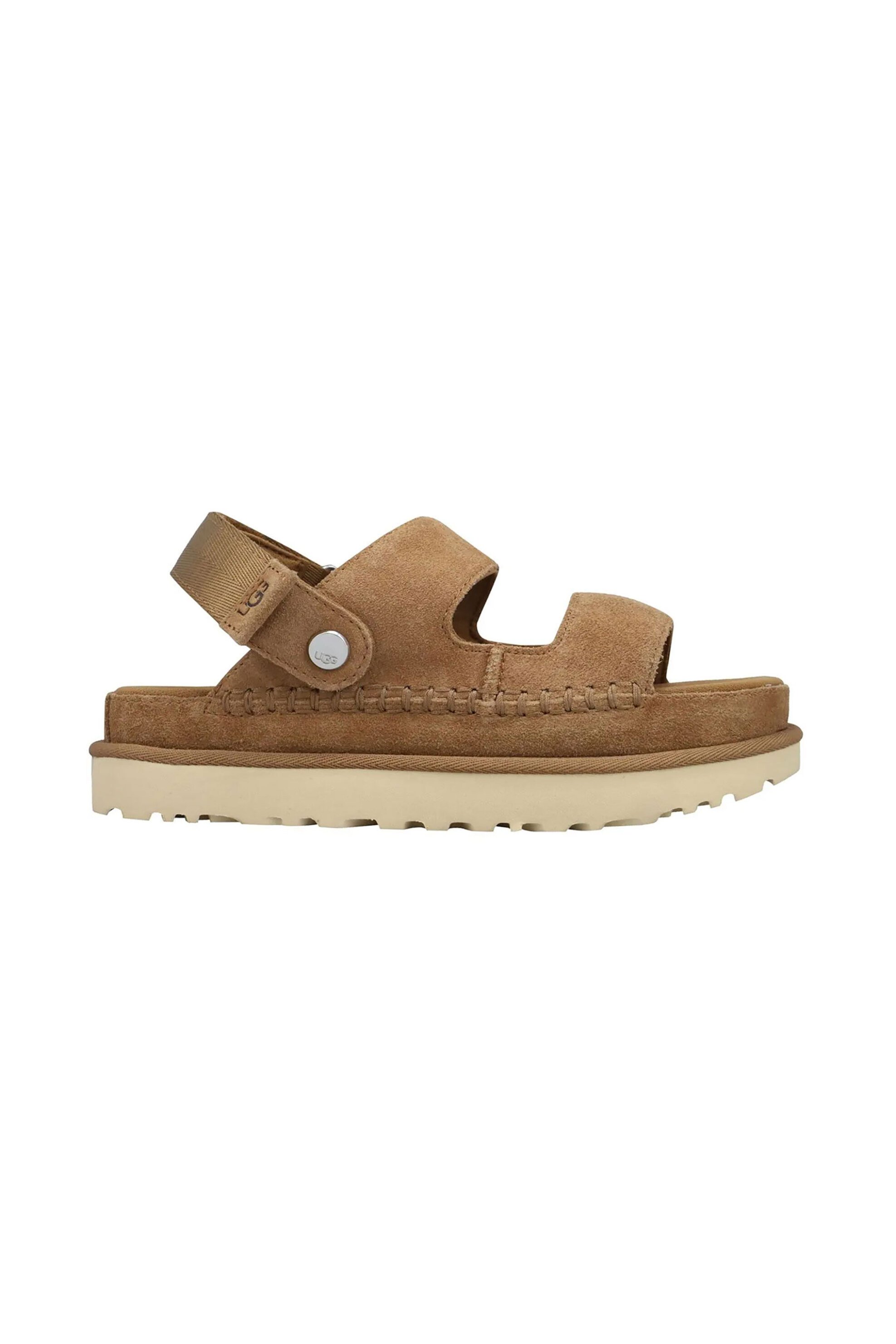 Ugg γυναικεία δερμάτινα πέδιλα "Goldenstar Glide" - 1167399 Καφέ Ανοιχτό