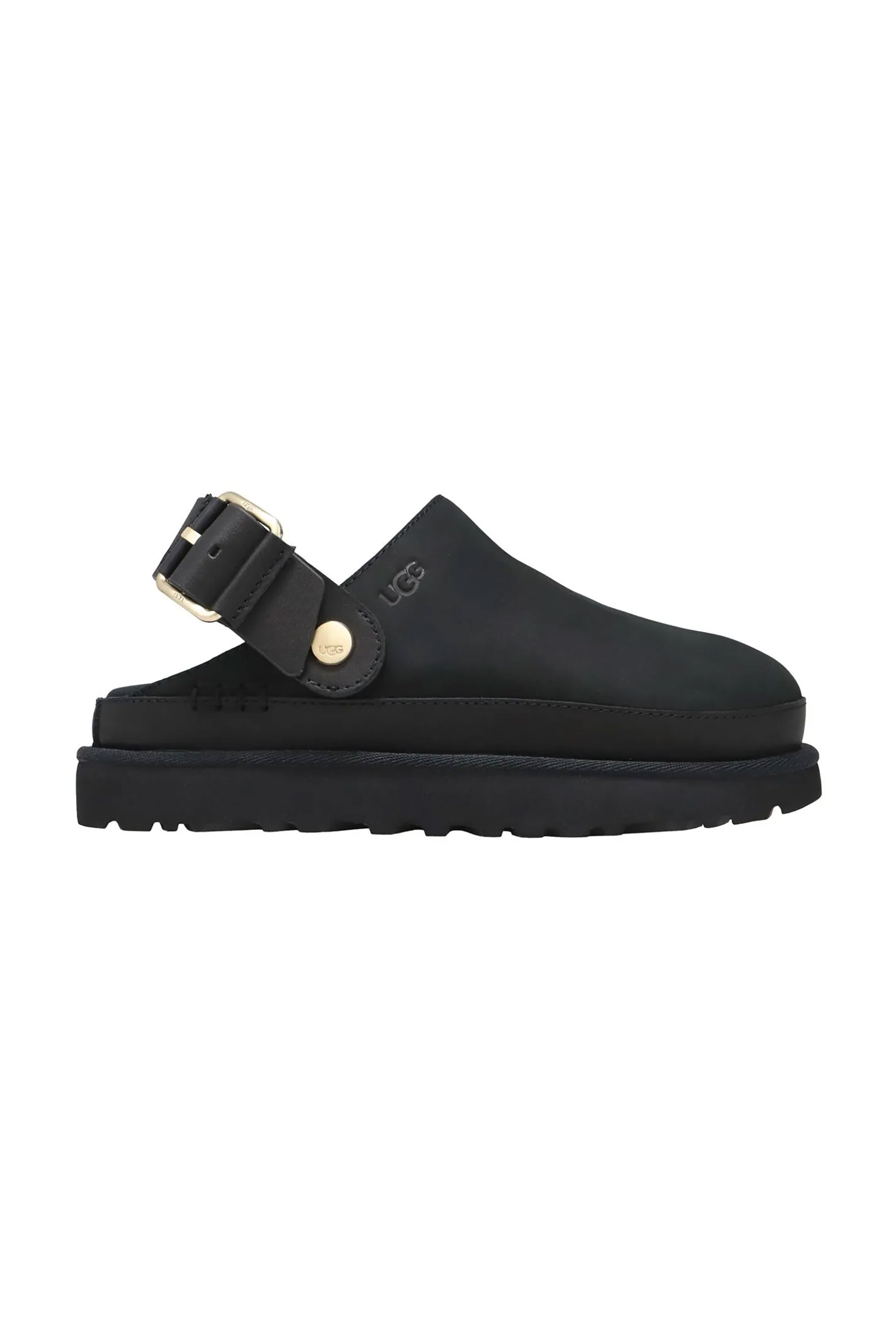 Ugg γυναικεία δερμάτινα mules "Goldenstar Villa Clog" - 1169590 Μαύρο