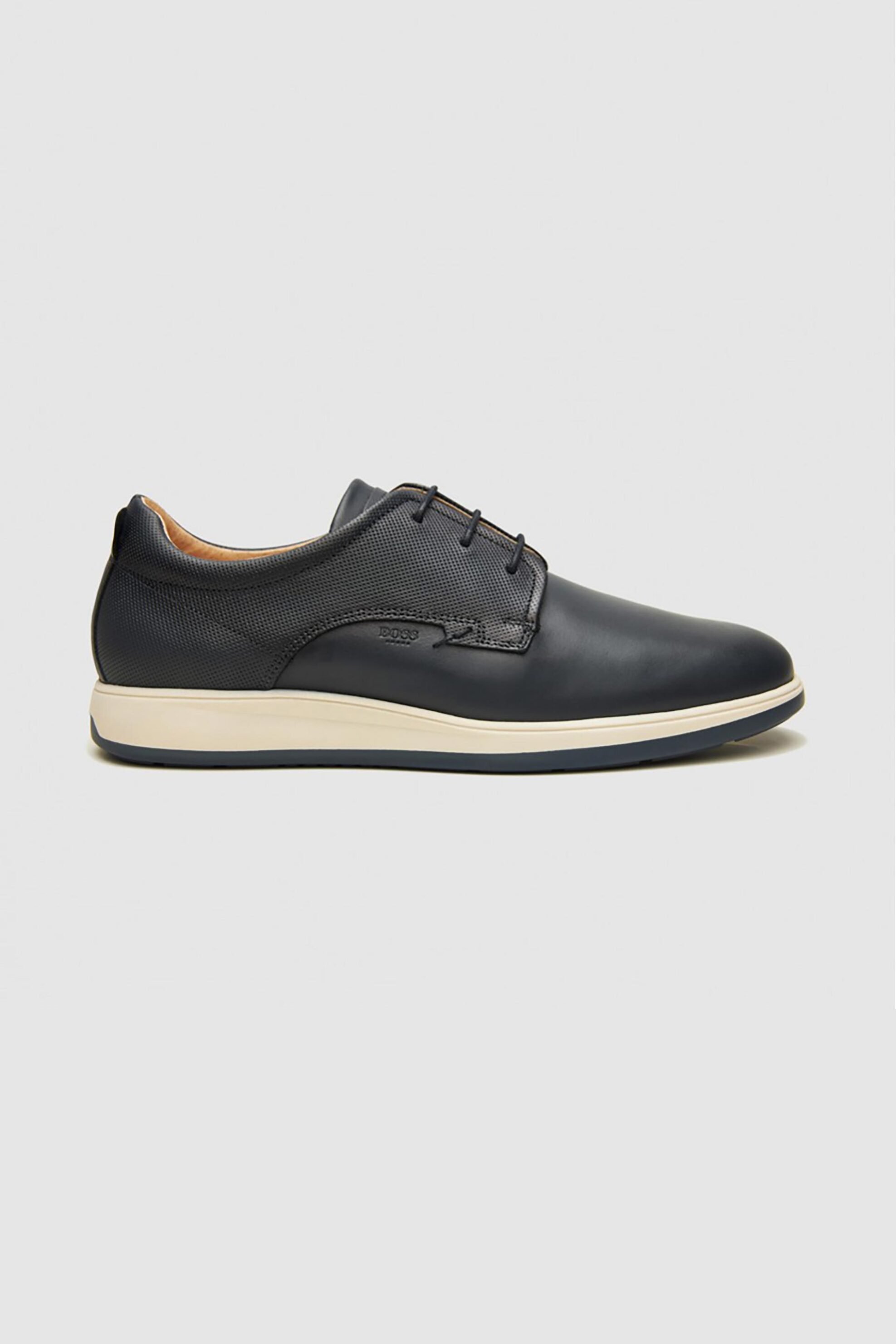 BOSS SHOES Boss Shoes ανδρικά δερμάτινα παπούτσια oxford casual - ZA267