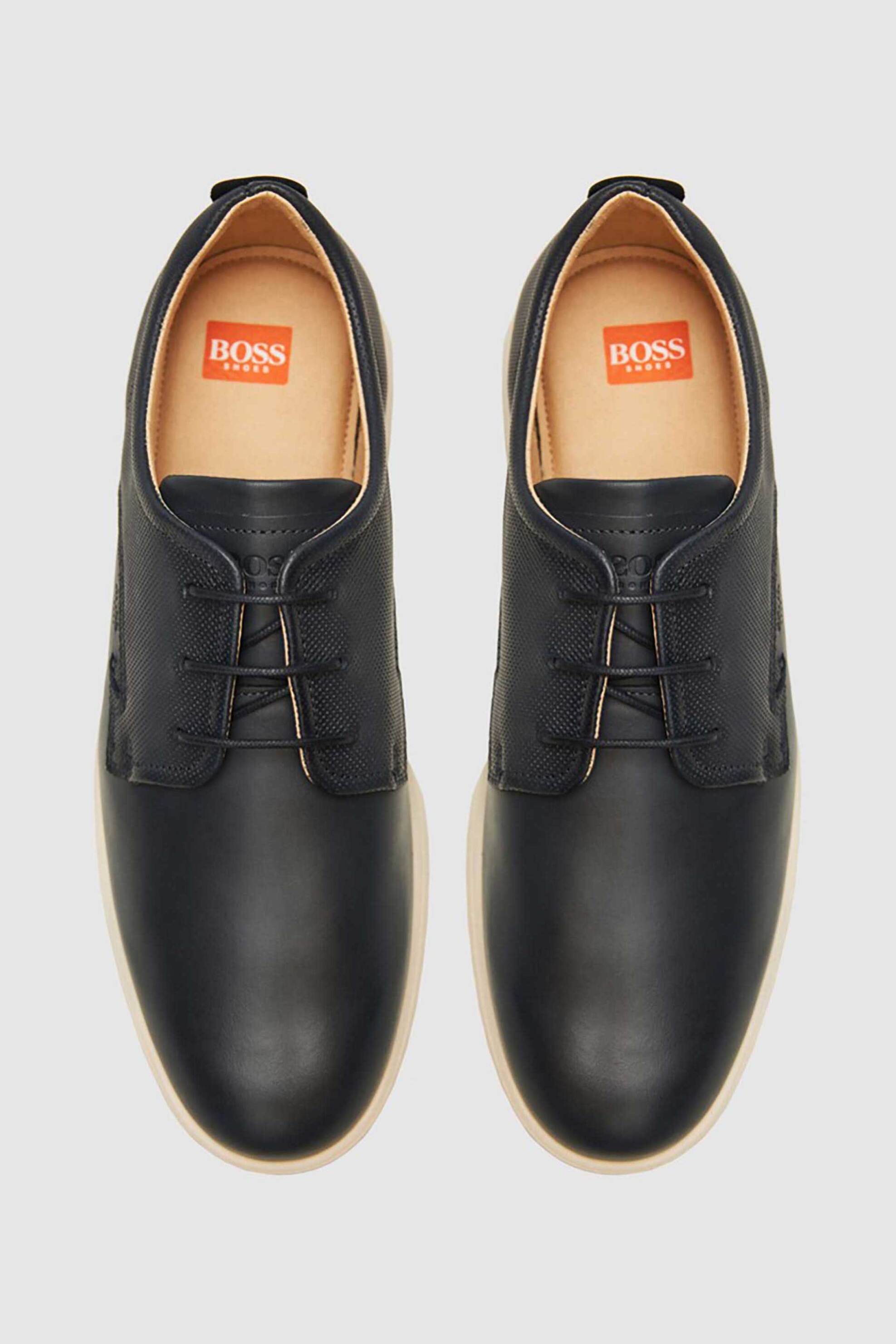 Boss Shoes ανδρικά δερμάτινα παπούτσια oxford casual - ZA267 φωτογραφία