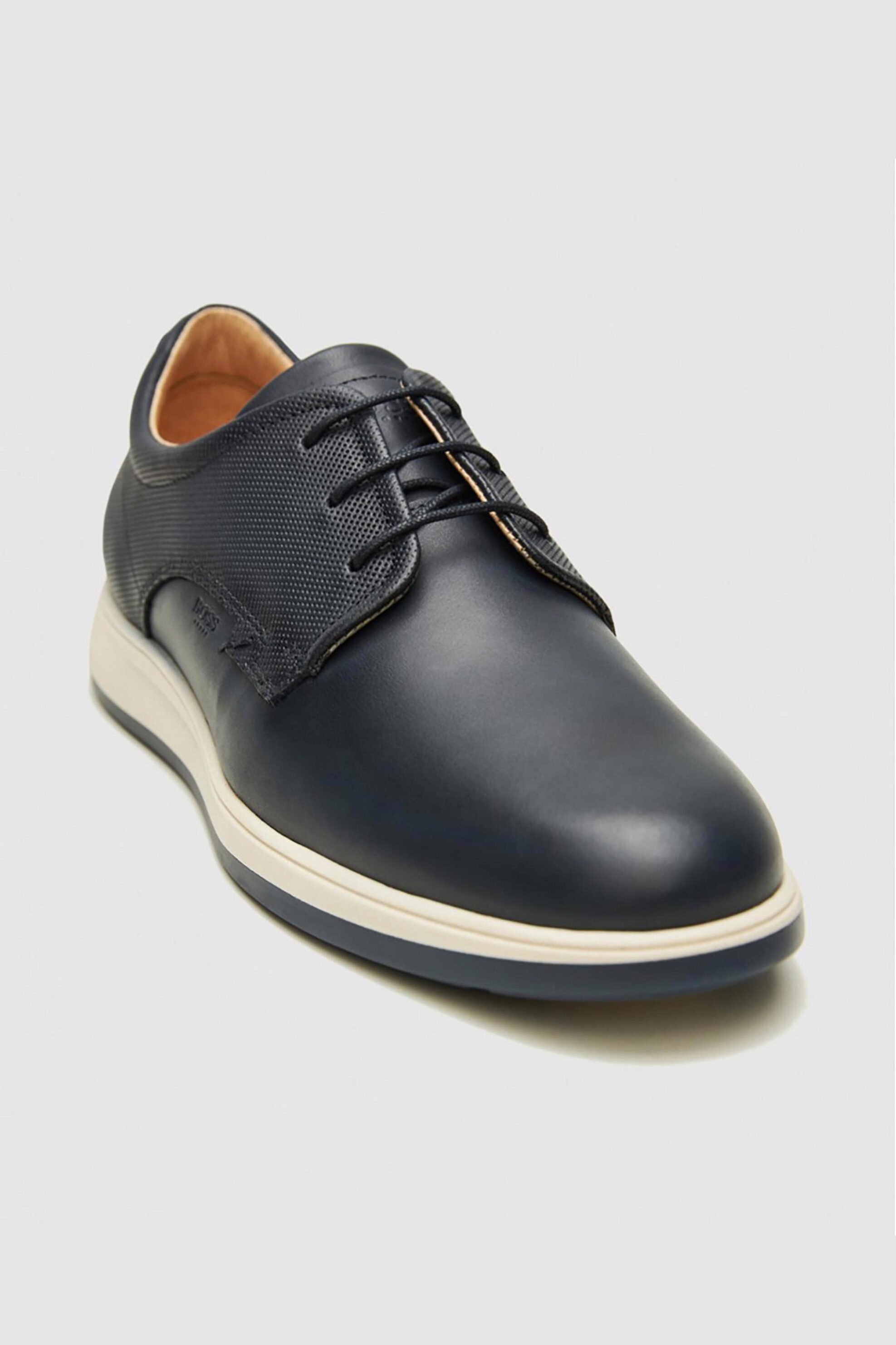 Boss Shoes ανδρικά δερμάτινα παπούτσια oxford casual - ZA267 φωτογραφία