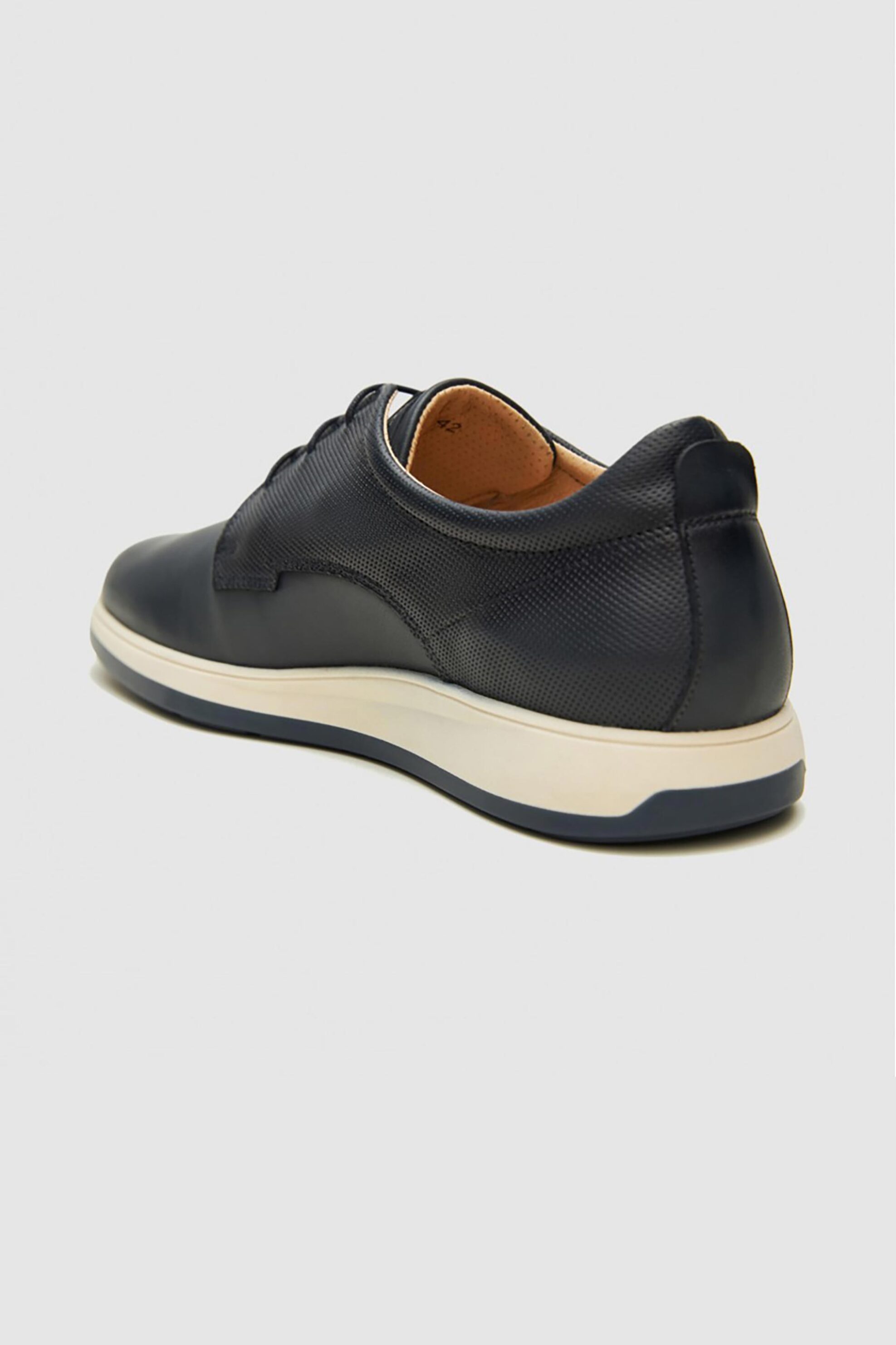 Boss Shoes ανδρικά δερμάτινα παπούτσια oxford casual - ZA267 φωτογραφία