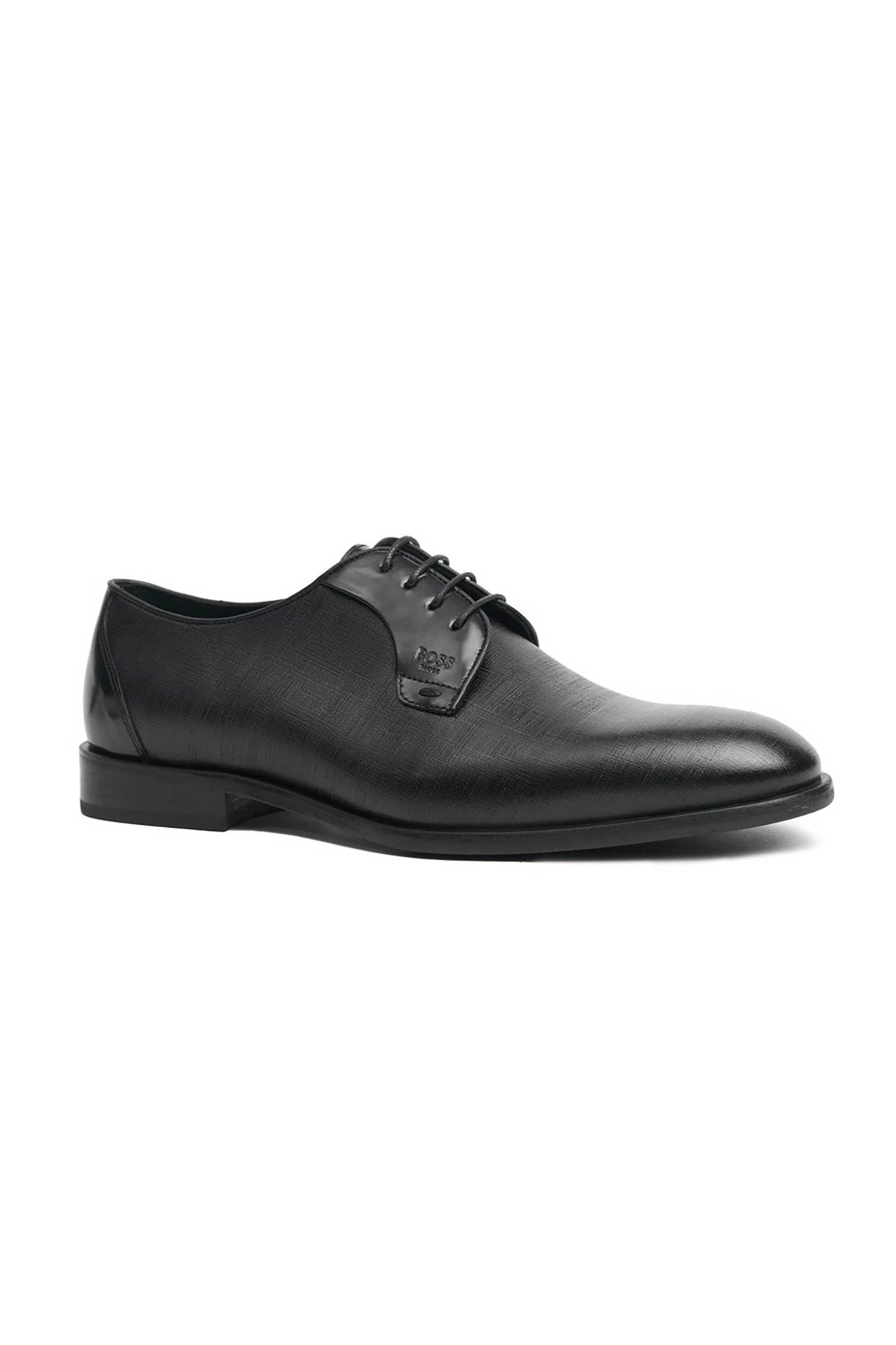 Boss Shoes ανδρικά δερμάτινα oxford - B7733 GLM Μαύρο φωτογραφία
