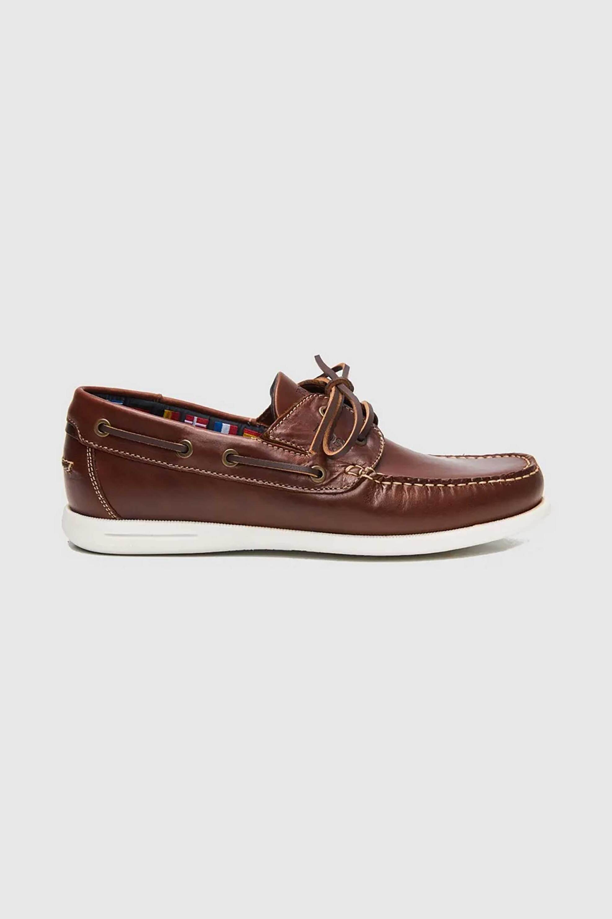 Boss Shoes ανδρικά δερμάτινα loafers - D09130 Καφέ