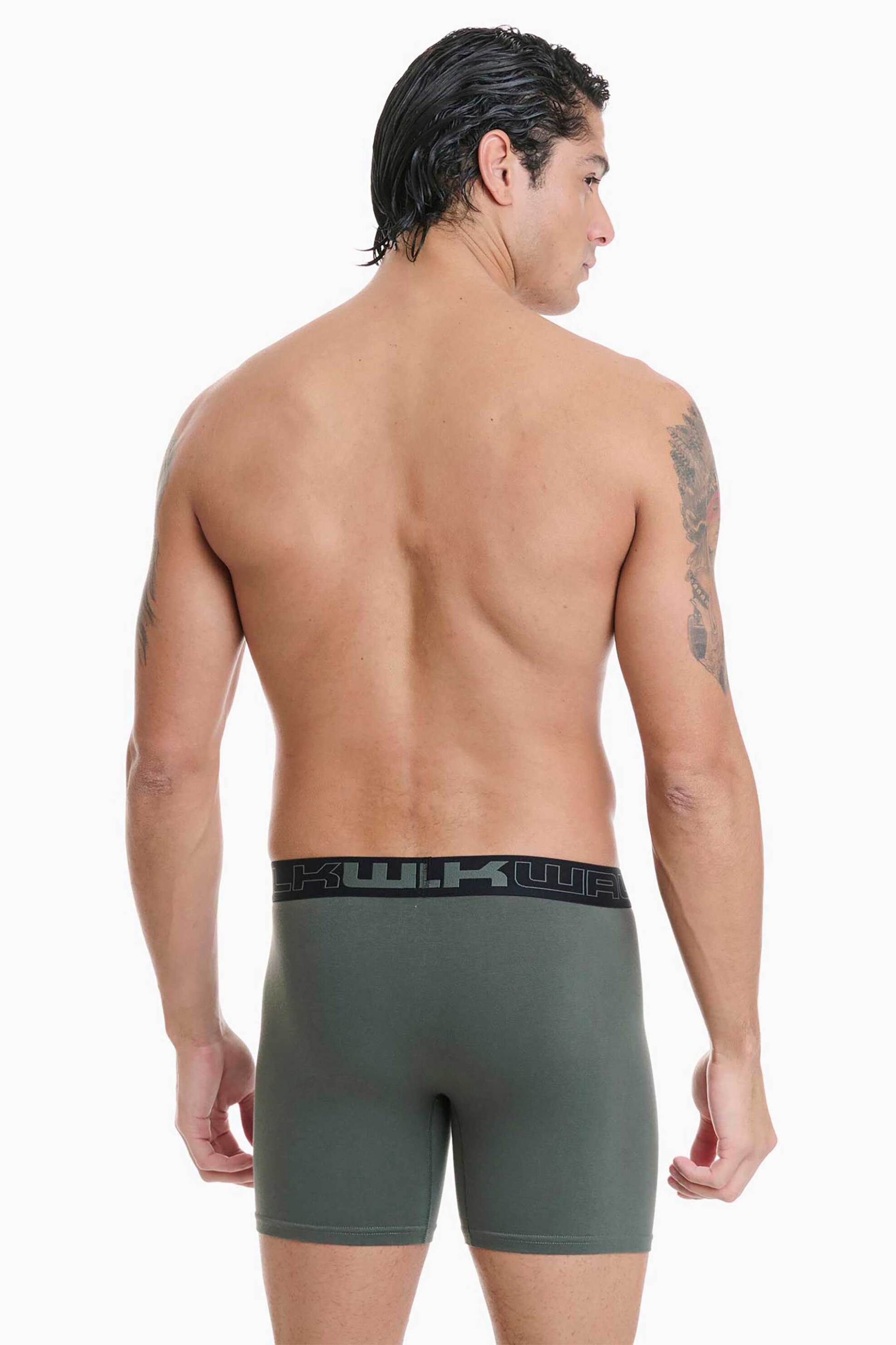 Walk Σετ Ανδρικά Εσώρουχα Boxer (2 Τεμάχια) - W1764-2 Σκούρο Μπλε
