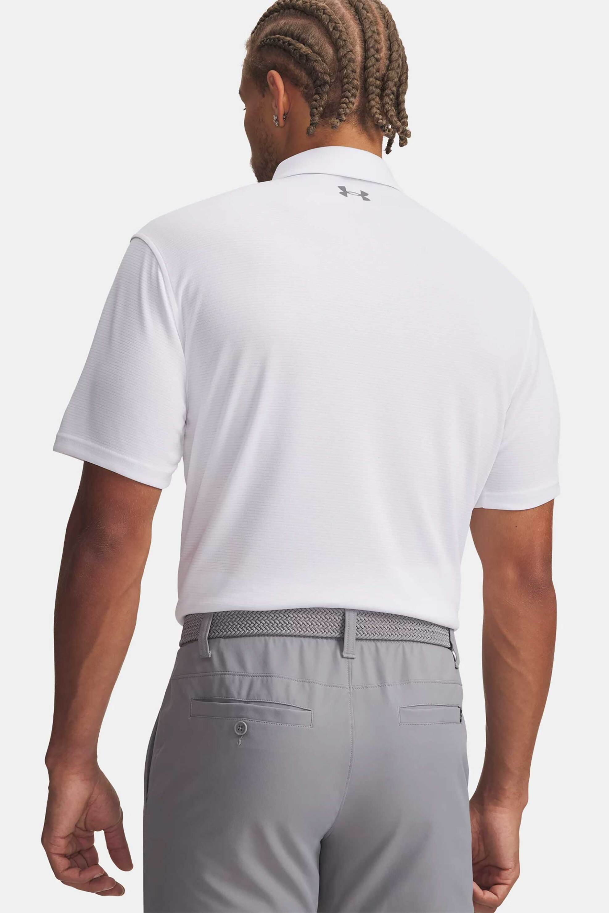 Under Armour ανδρική μπλούζα πόλο με monogram Loose Fit "UA Tech™" - 1290140 Λευκό φωτογραφία