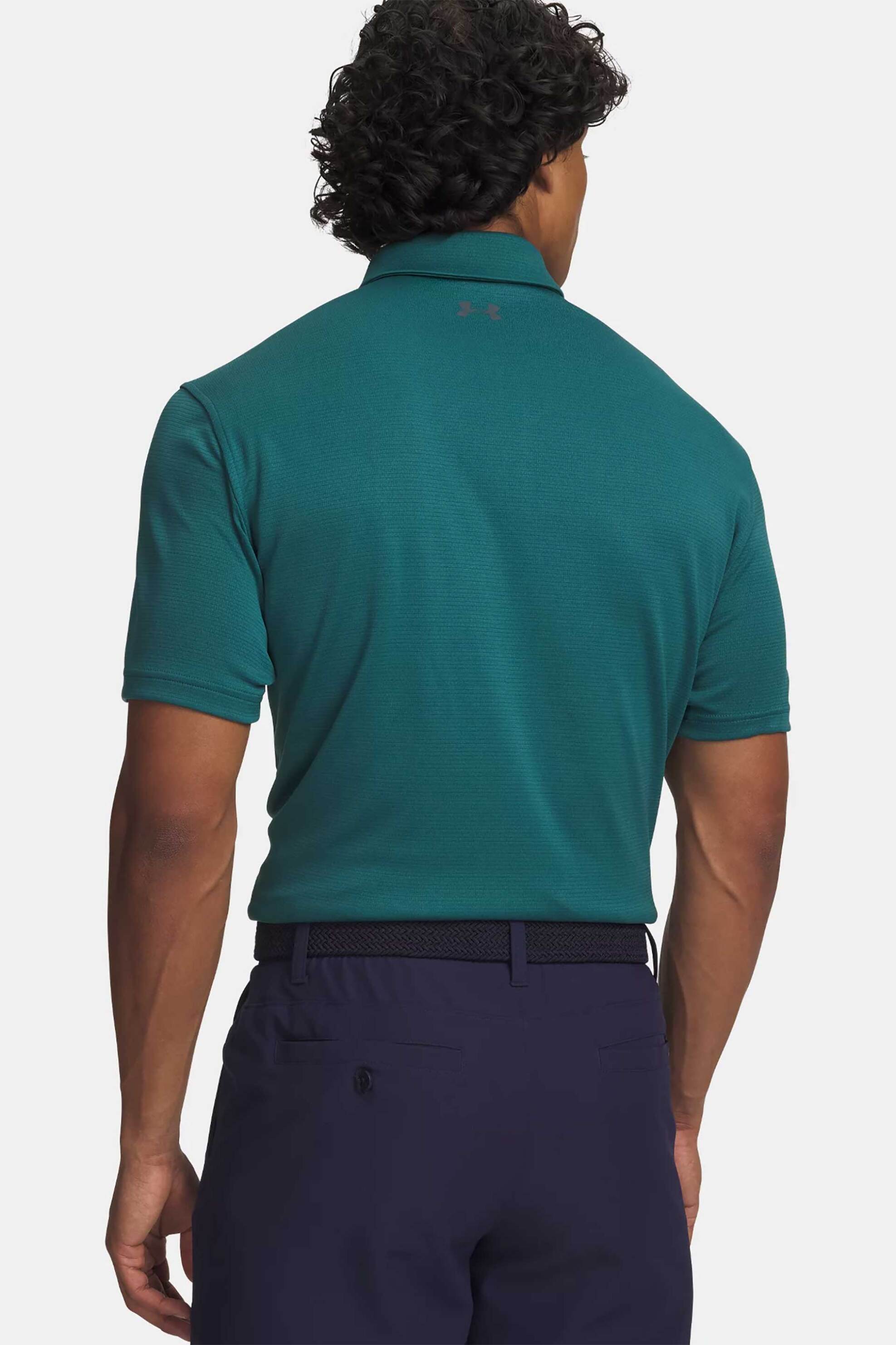 Under Armour ανδρική μπλούζα πόλο με monogram Loose Fit "UA Tech™" - 1290140 Πετρόλ φωτογραφία