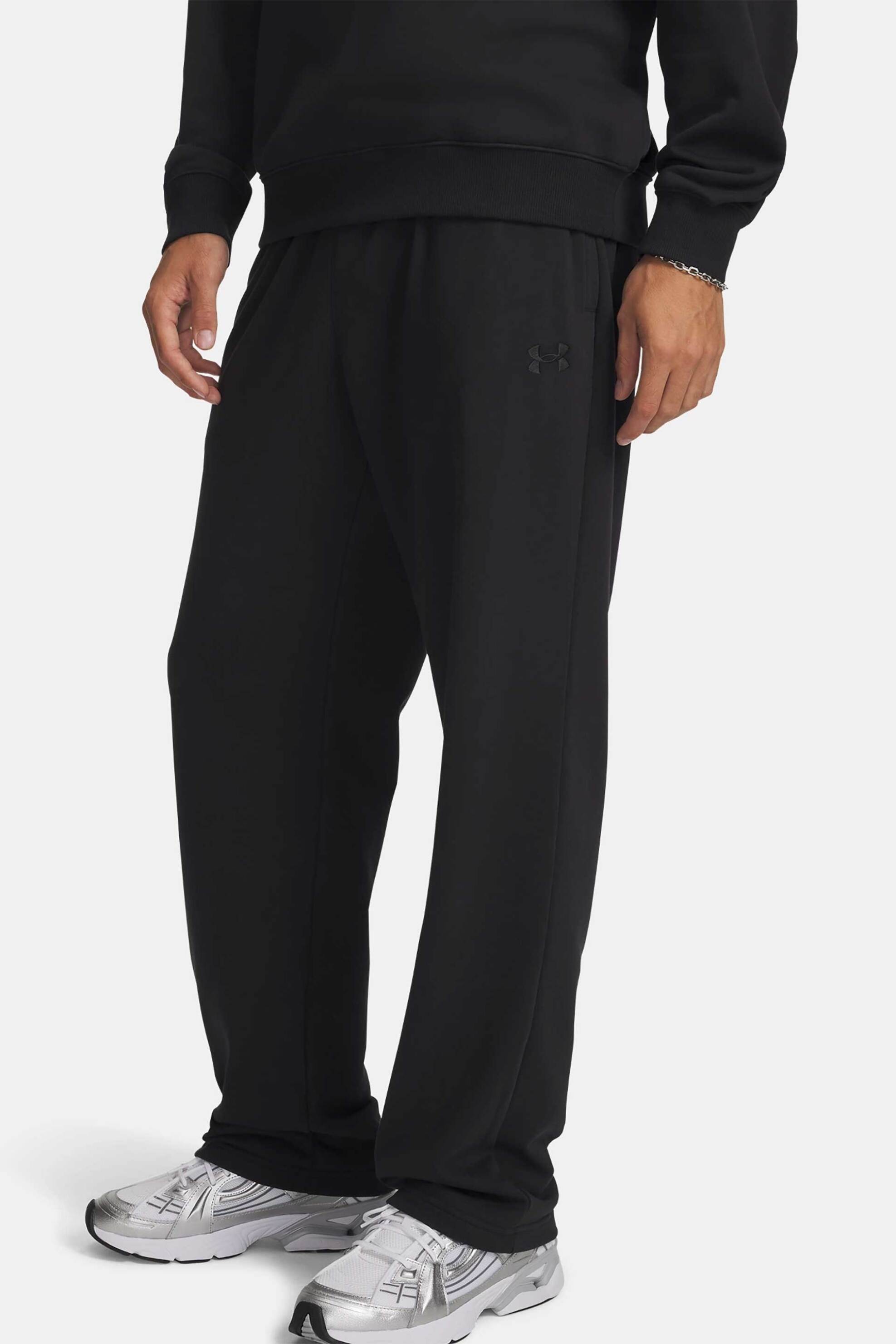 Under Armour ανδρικό παντελόνι φόρμας με κεντημένο λογότυπο Loose Fit "UA Rival Lightweight" - 6009344 Μαύρο φωτογραφία