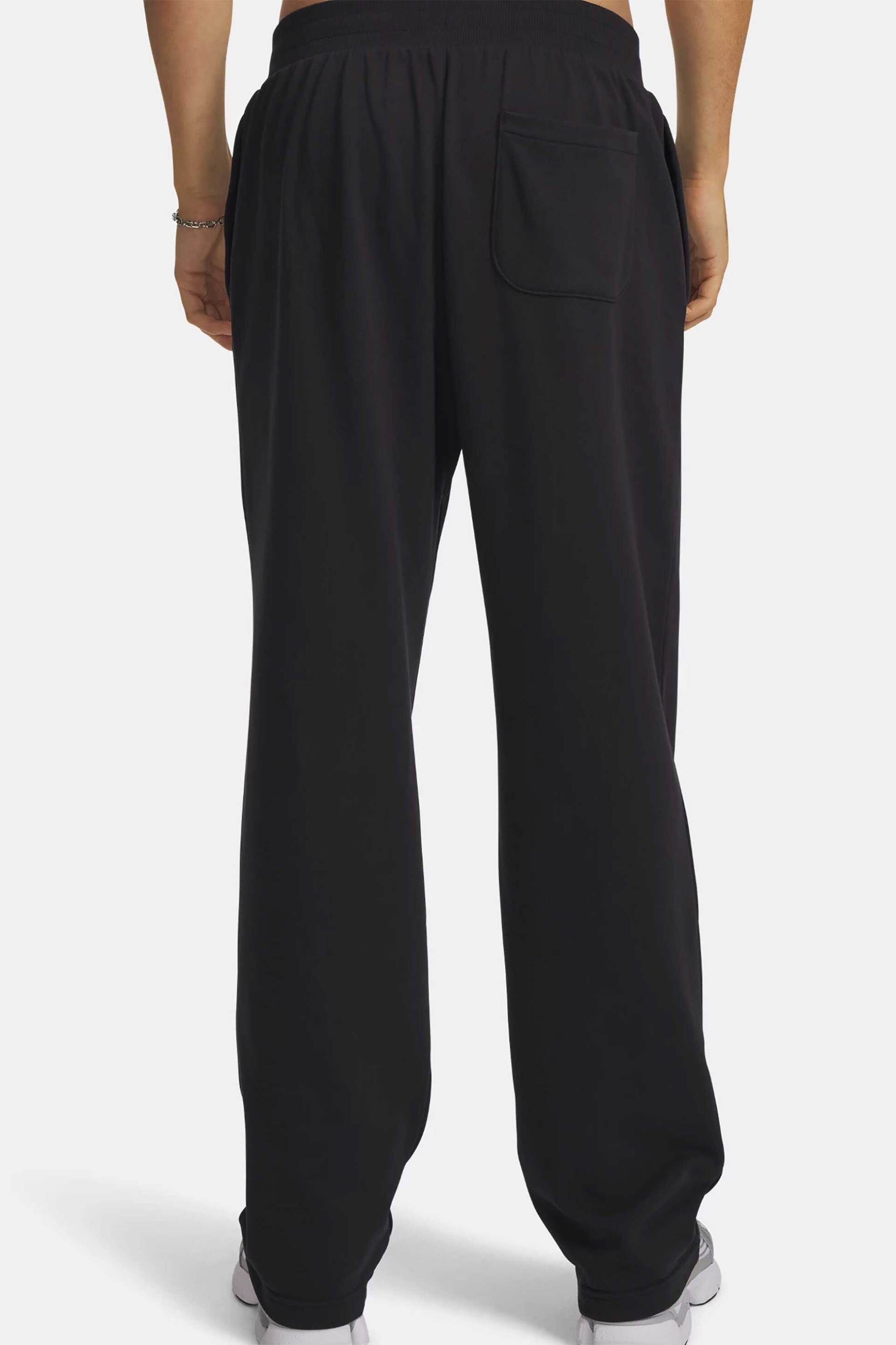 Under Armour ανδρικό παντελόνι φόρμας με κεντημένο λογότυπο Loose Fit "UA Rival Lightweight" - 6009344 Μαύρο φωτογραφία