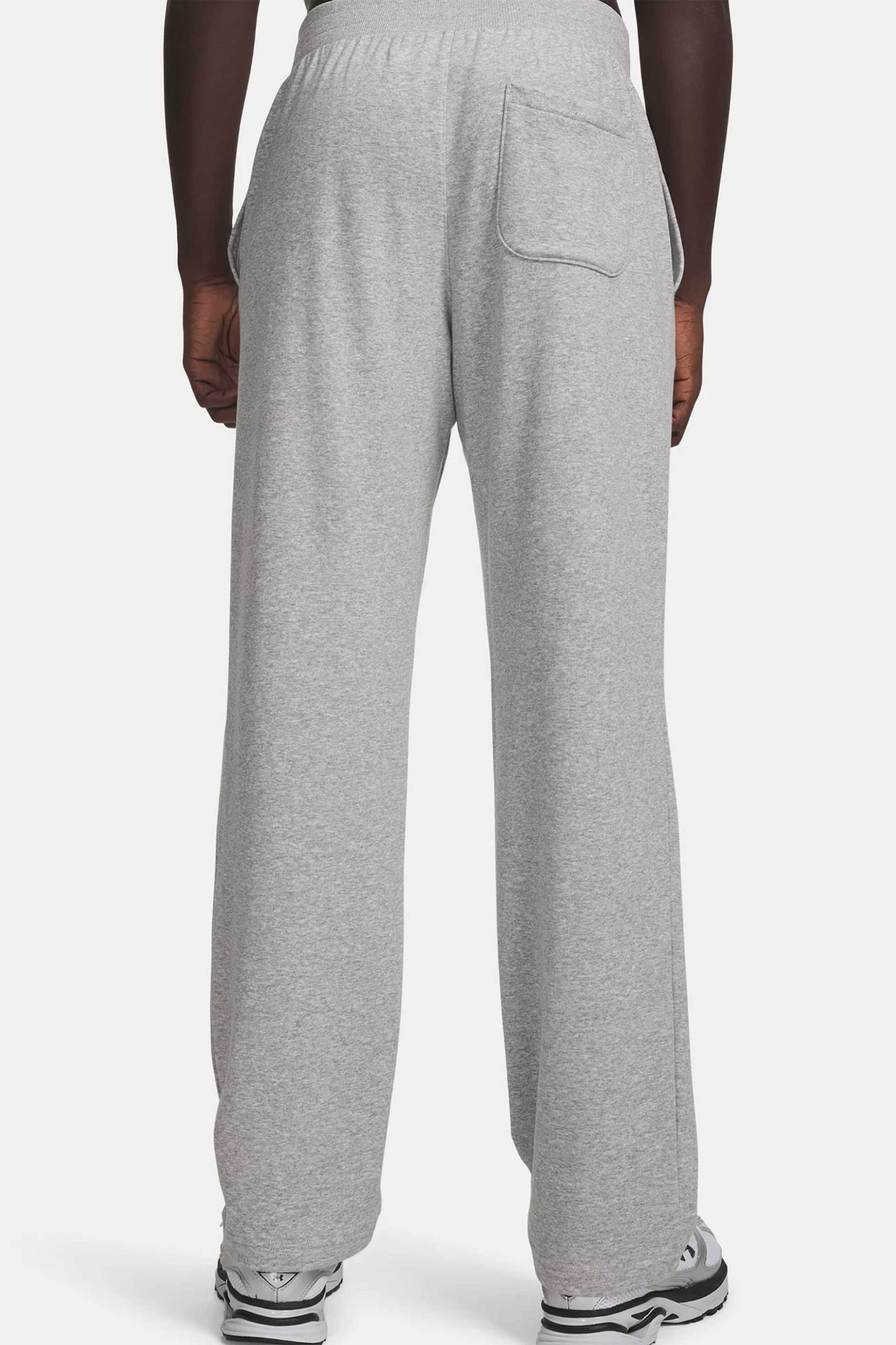 Under Armour ανδρικό παντελόνι φόρμας με κεντημένο λογότυπο Loose Fit "UA Rival Lightweight" - 6009344 Γκρι φωτογραφία