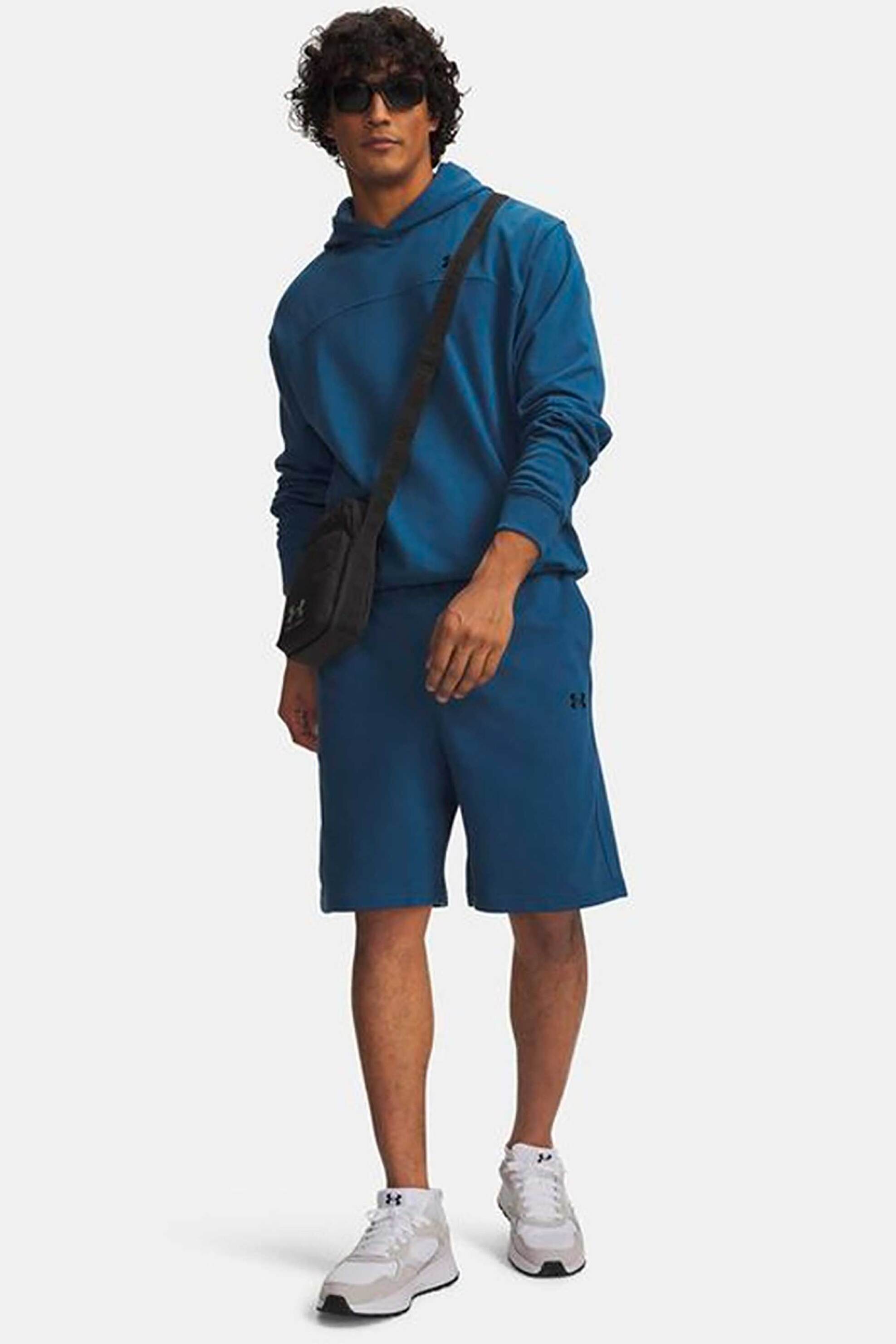 Under Armour ανδρική βερμούδα με κεντημένο λογότυπο Loose Fit "UA Rival Lightweight" - 6009345 Μπλε